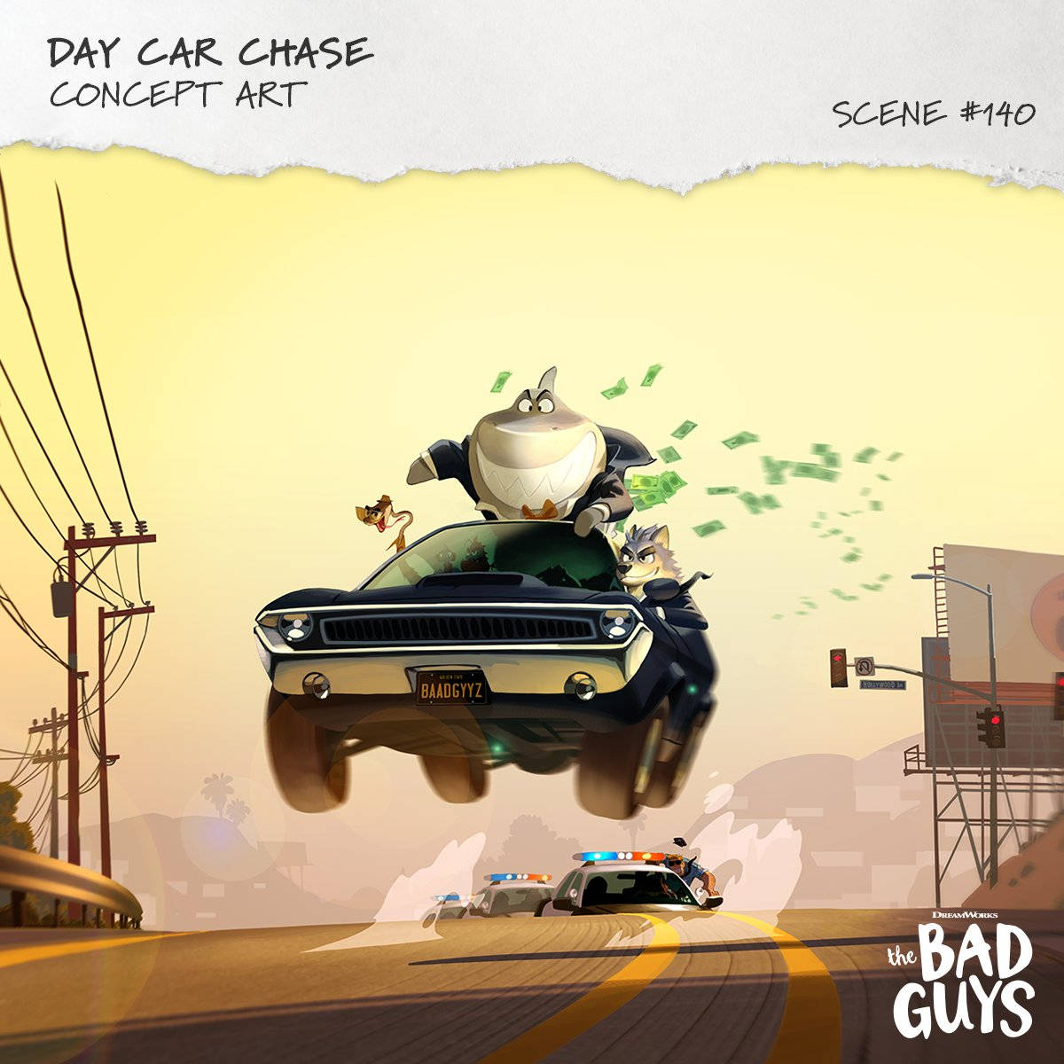 The Bad Guys Car Chase Scene