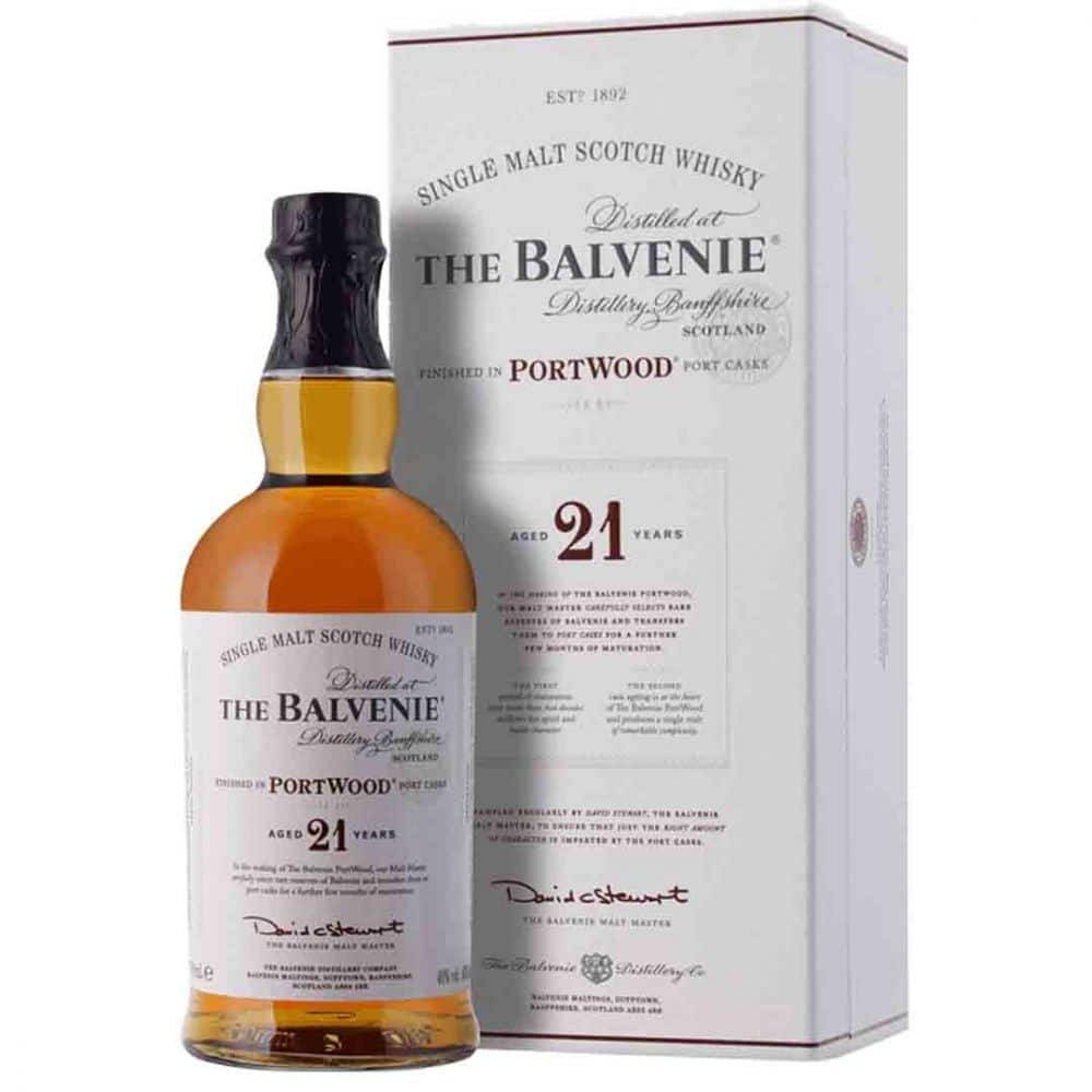 The Balvenie 21-year-old Portwood Whisky Background