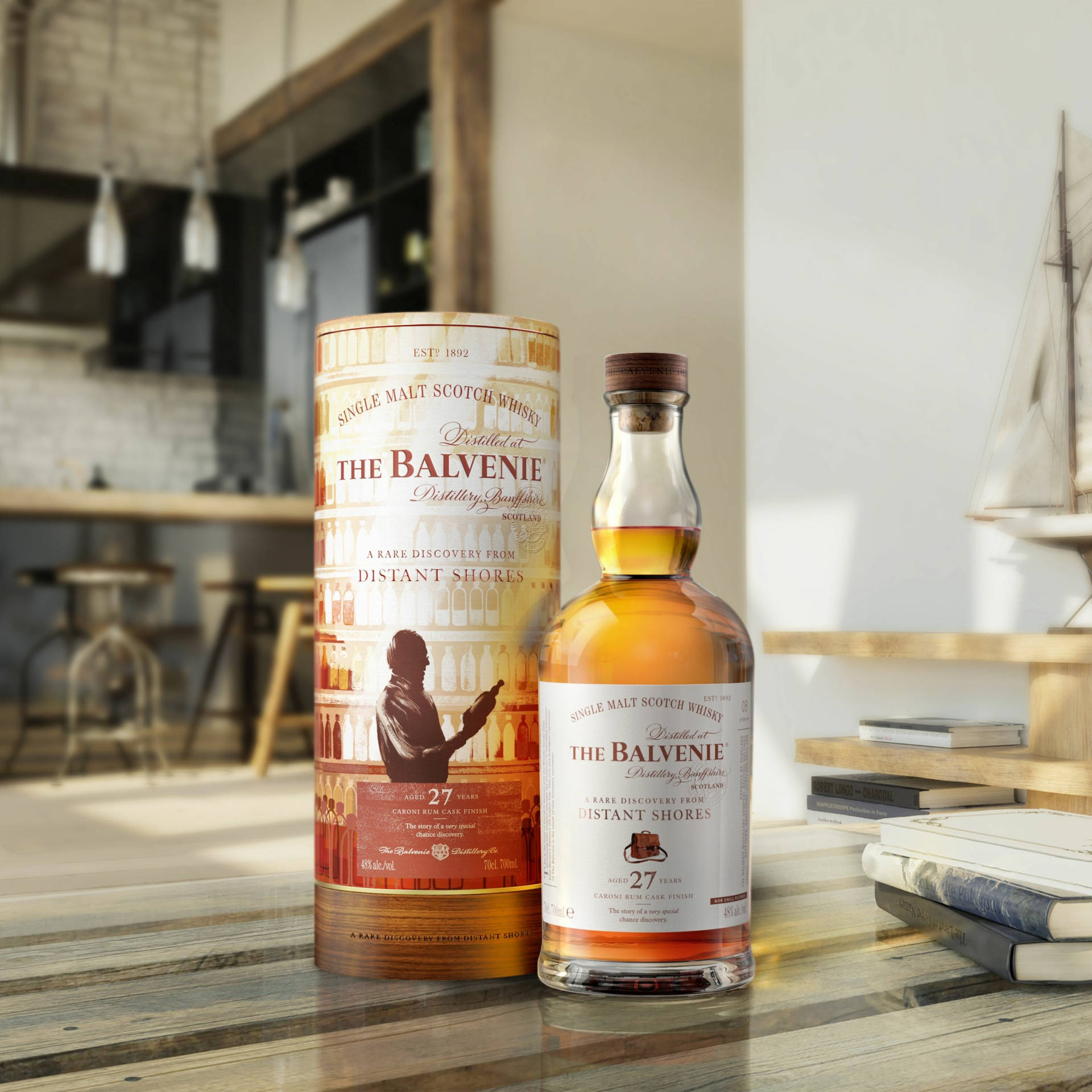 The Balvenie Distant Shores 27 Year Old Background