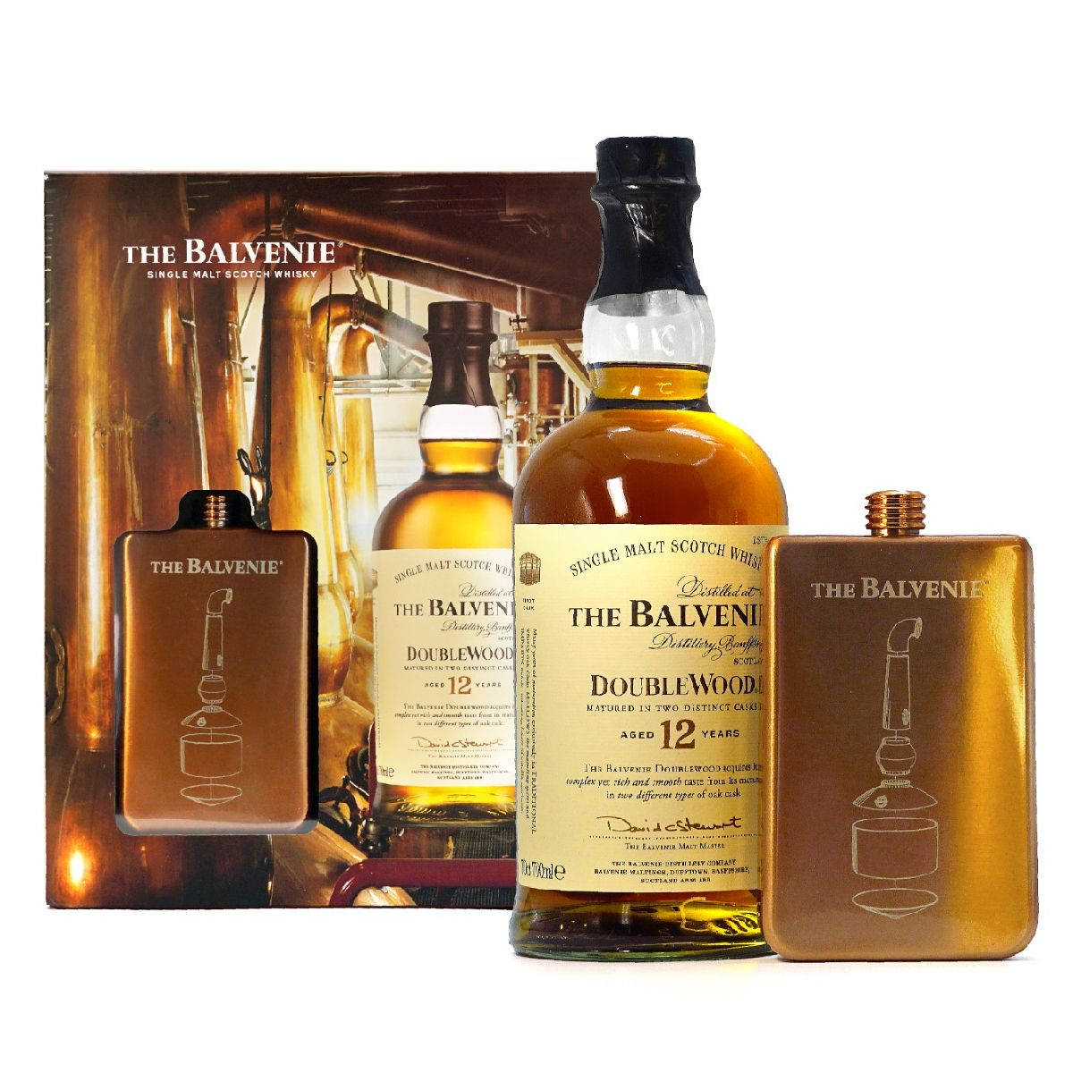 The Balvenie Double Wood Gift Set Background