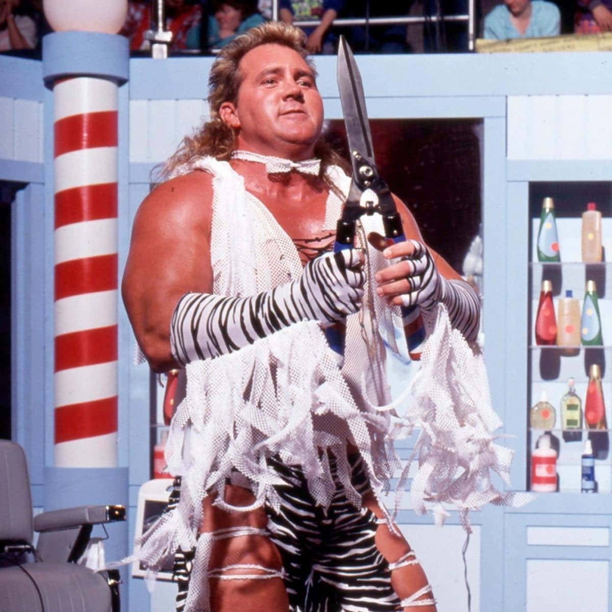 The Barber Wrestler Brutus Beefcake Background