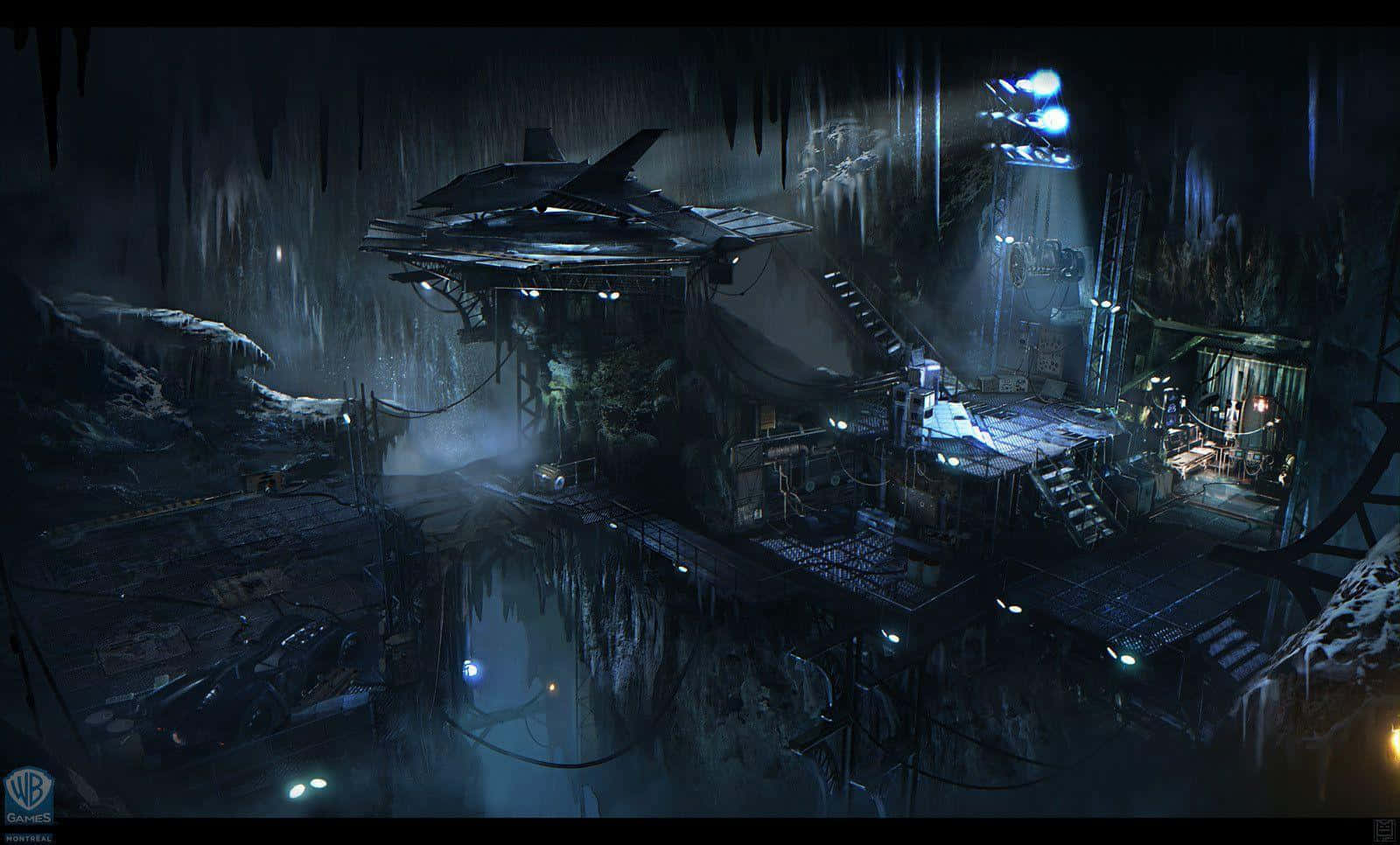 The Batcave - The Secret Lair Of Batman Background
