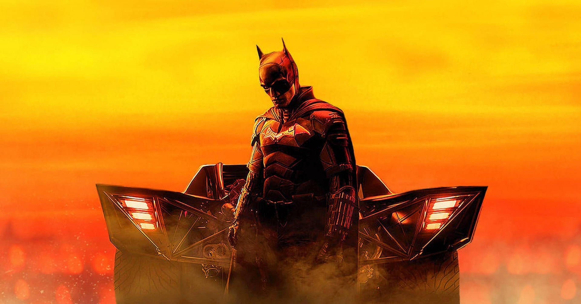 The Batman 2022 Batmobile Background