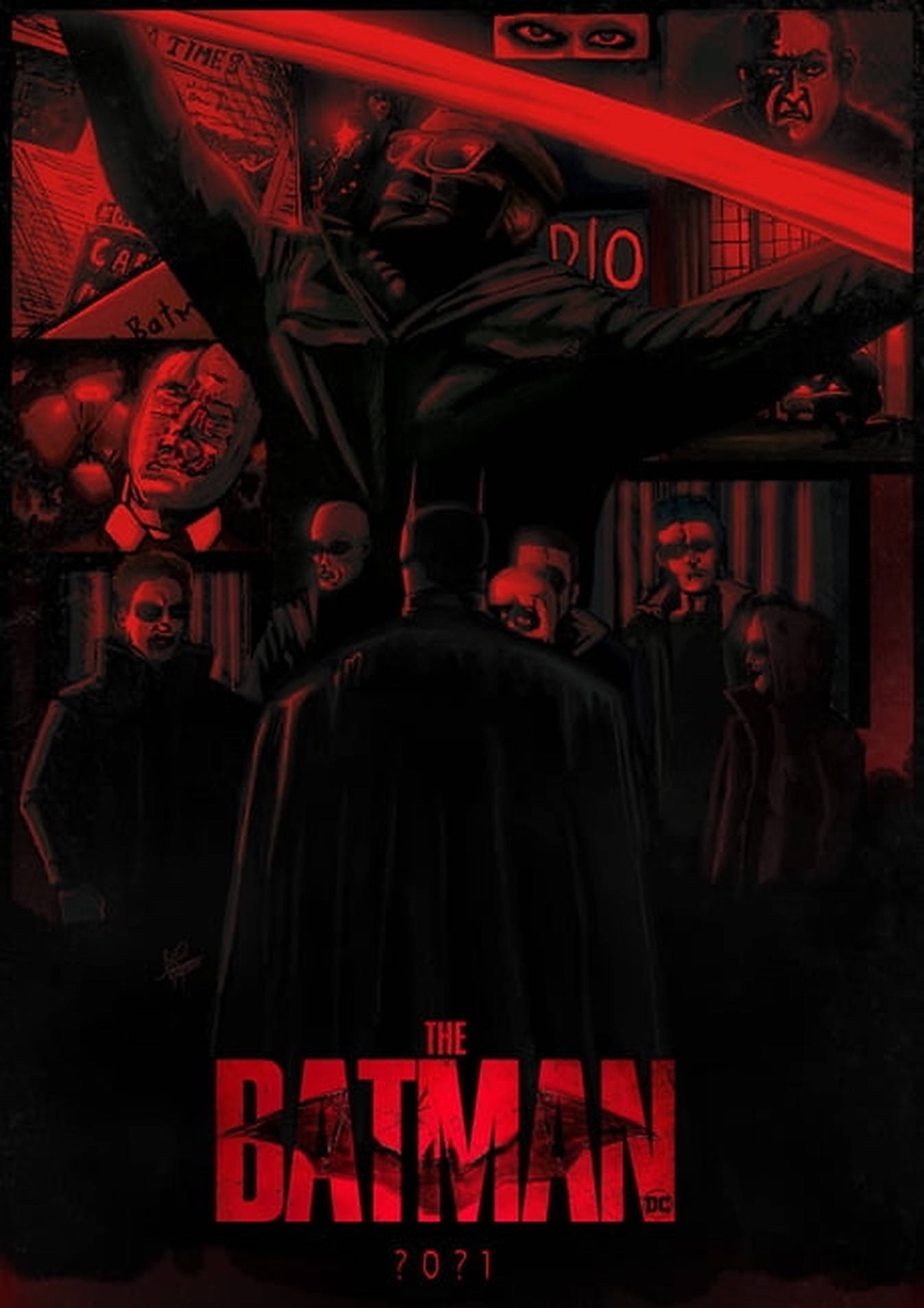 The Batman 2022 Fan Art Background