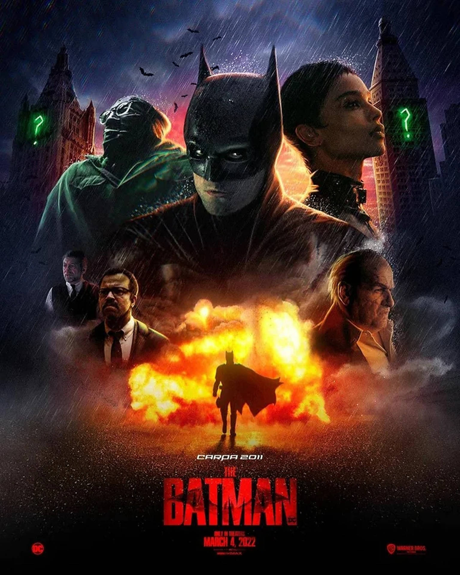 The Batman 2022 Movie Poster Background