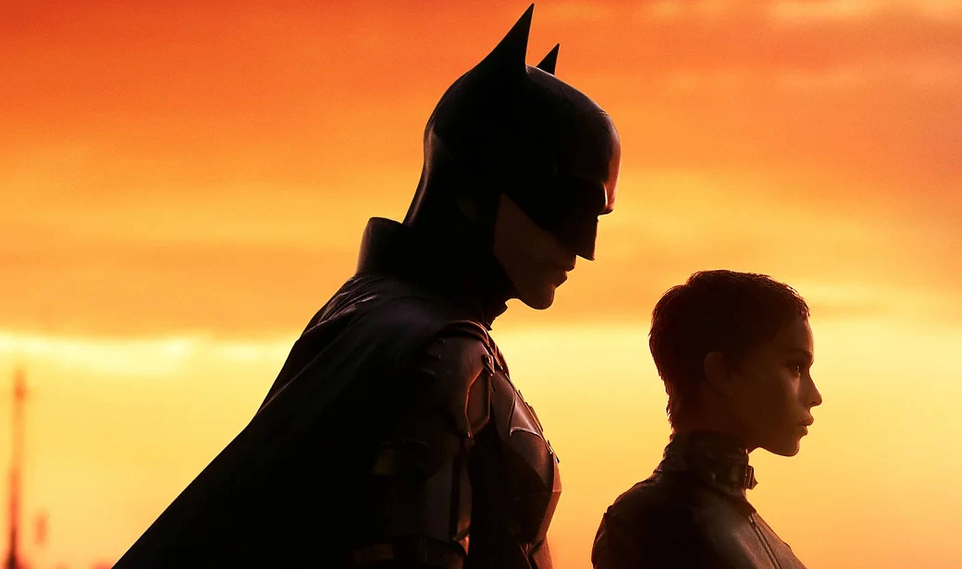 The Batman And Catwoman 2022 Sunset