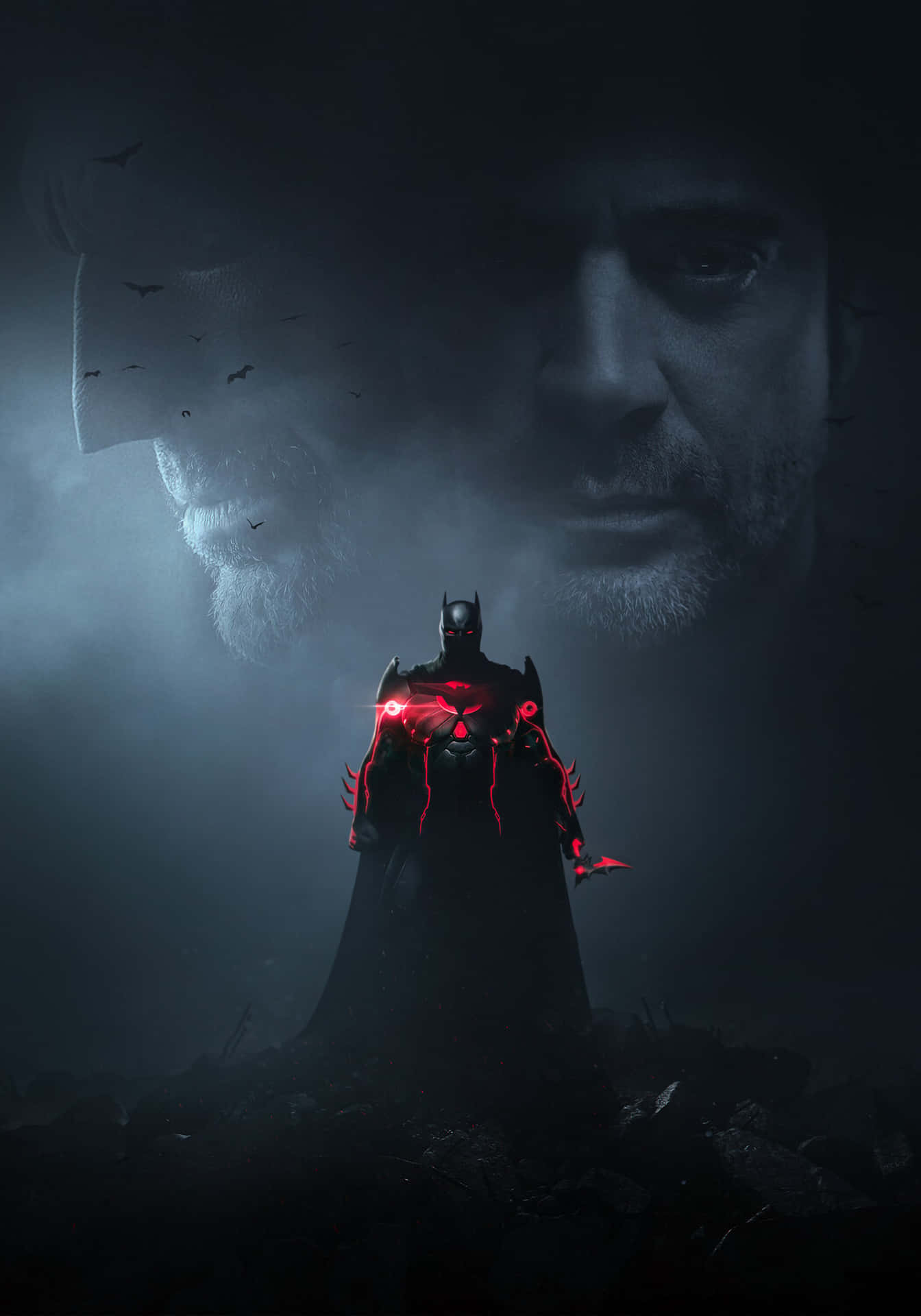 The Batman Android Emerges Background