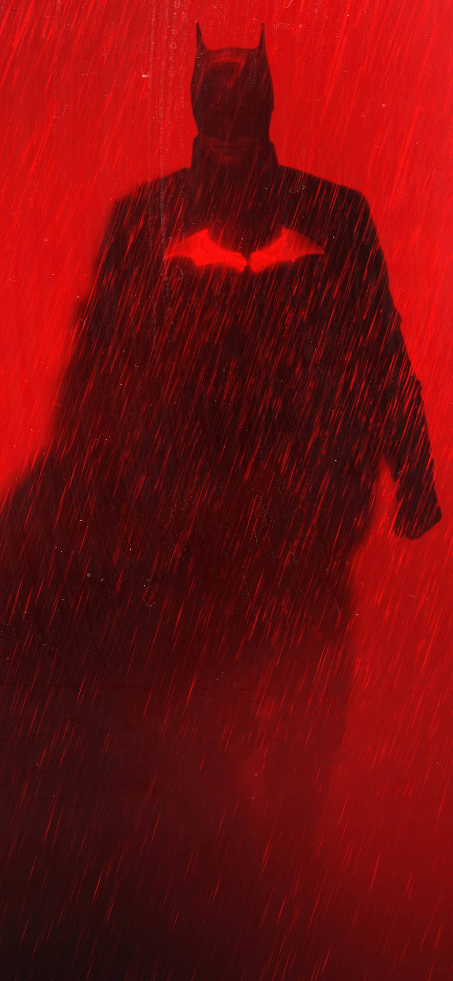 The Batman Iphone Red Rain Background