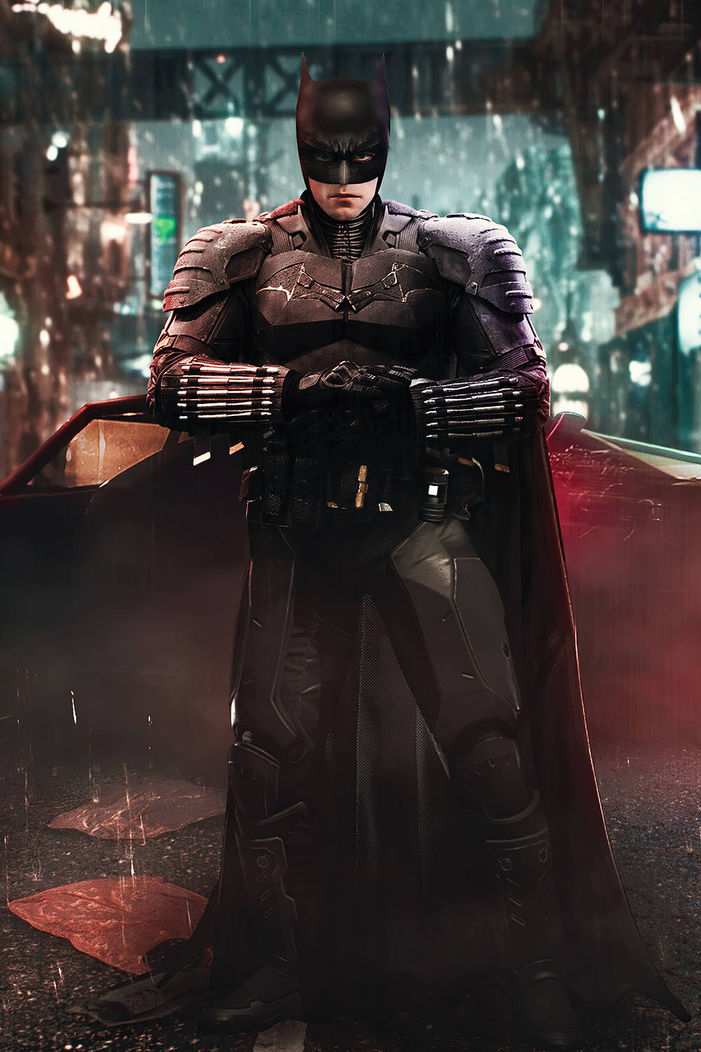 The Batman Iphone Suit Background