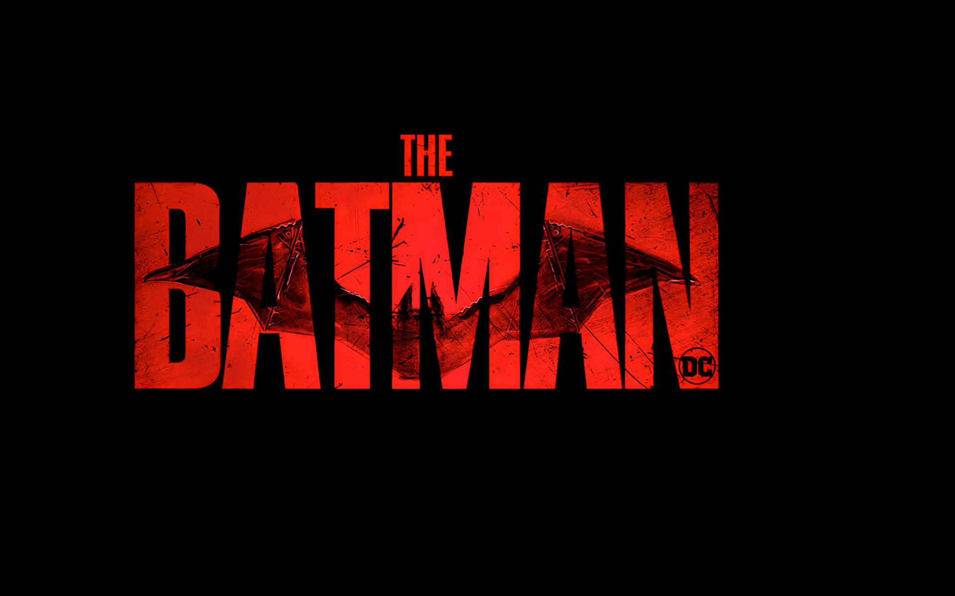 The Batman Red Logo Design