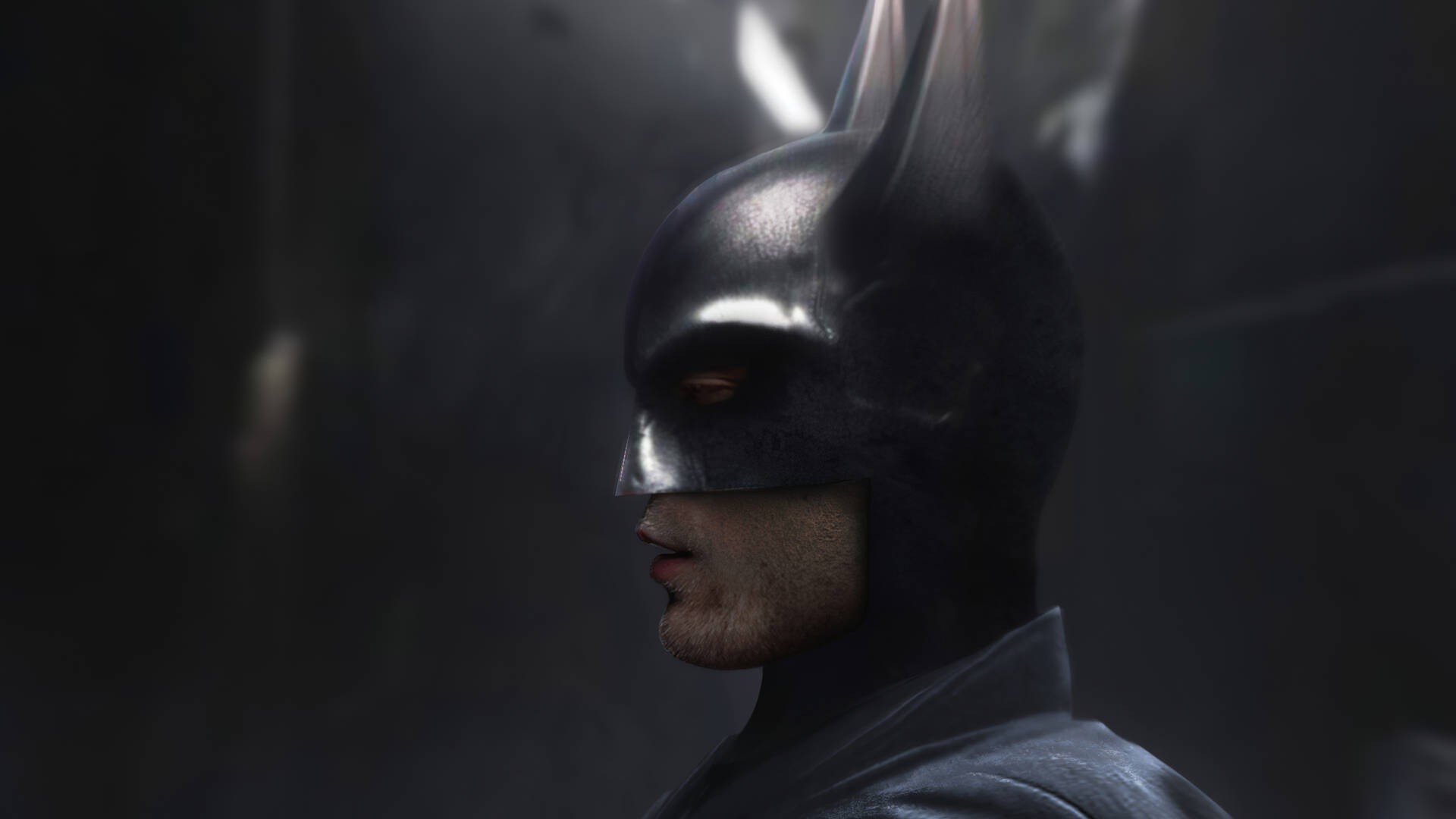 The Batman Side Profile Background
