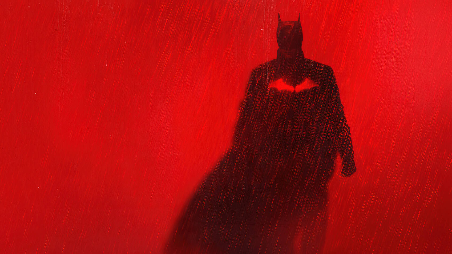 The Batman Walking In The Rain Background