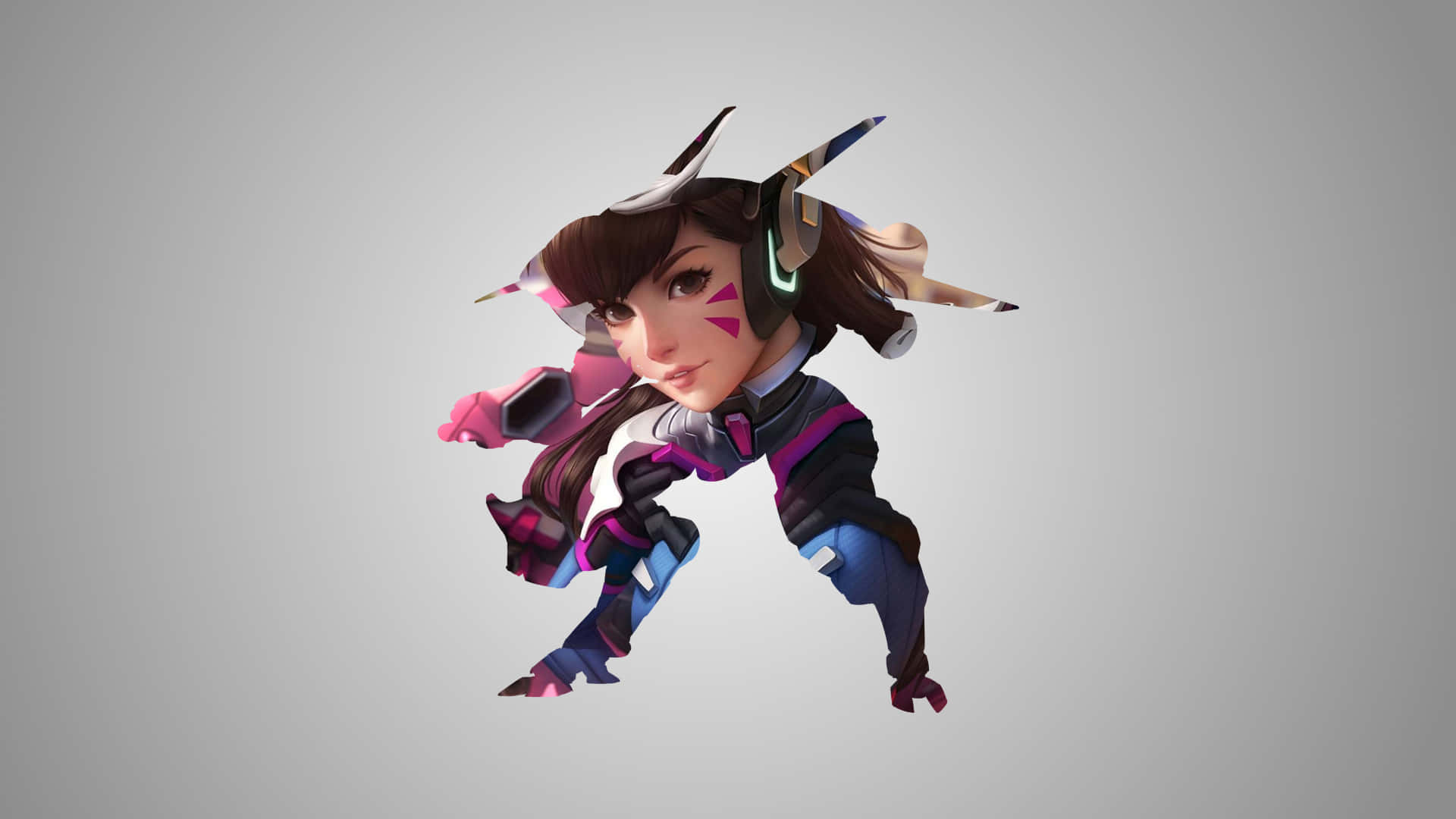 The Battle Begins - Overwatch Minimalist Background