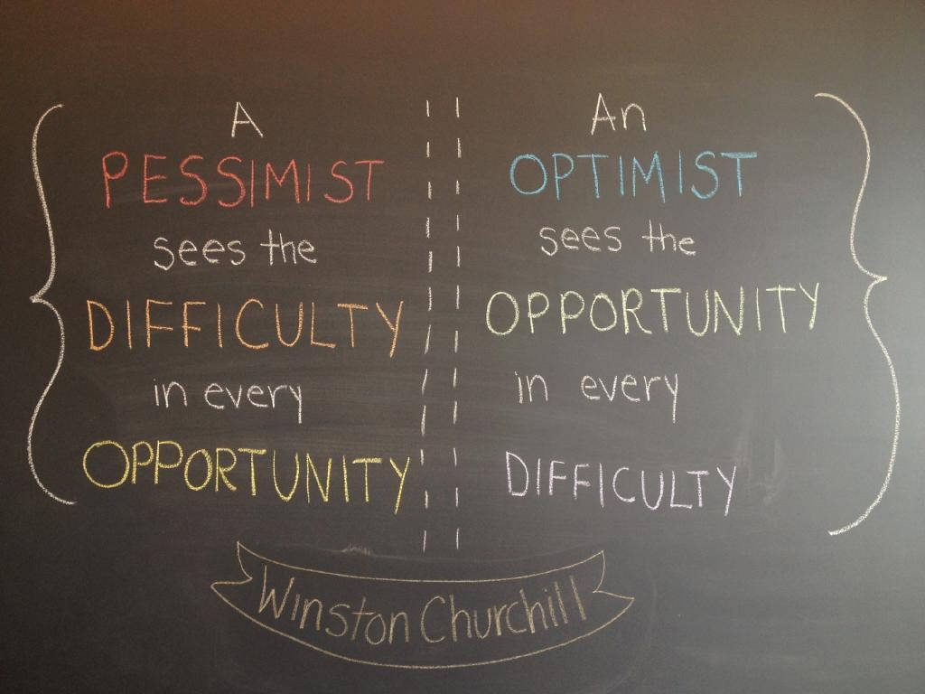 The Battle Of Mindsets: Pessimism Vs Optimism Background