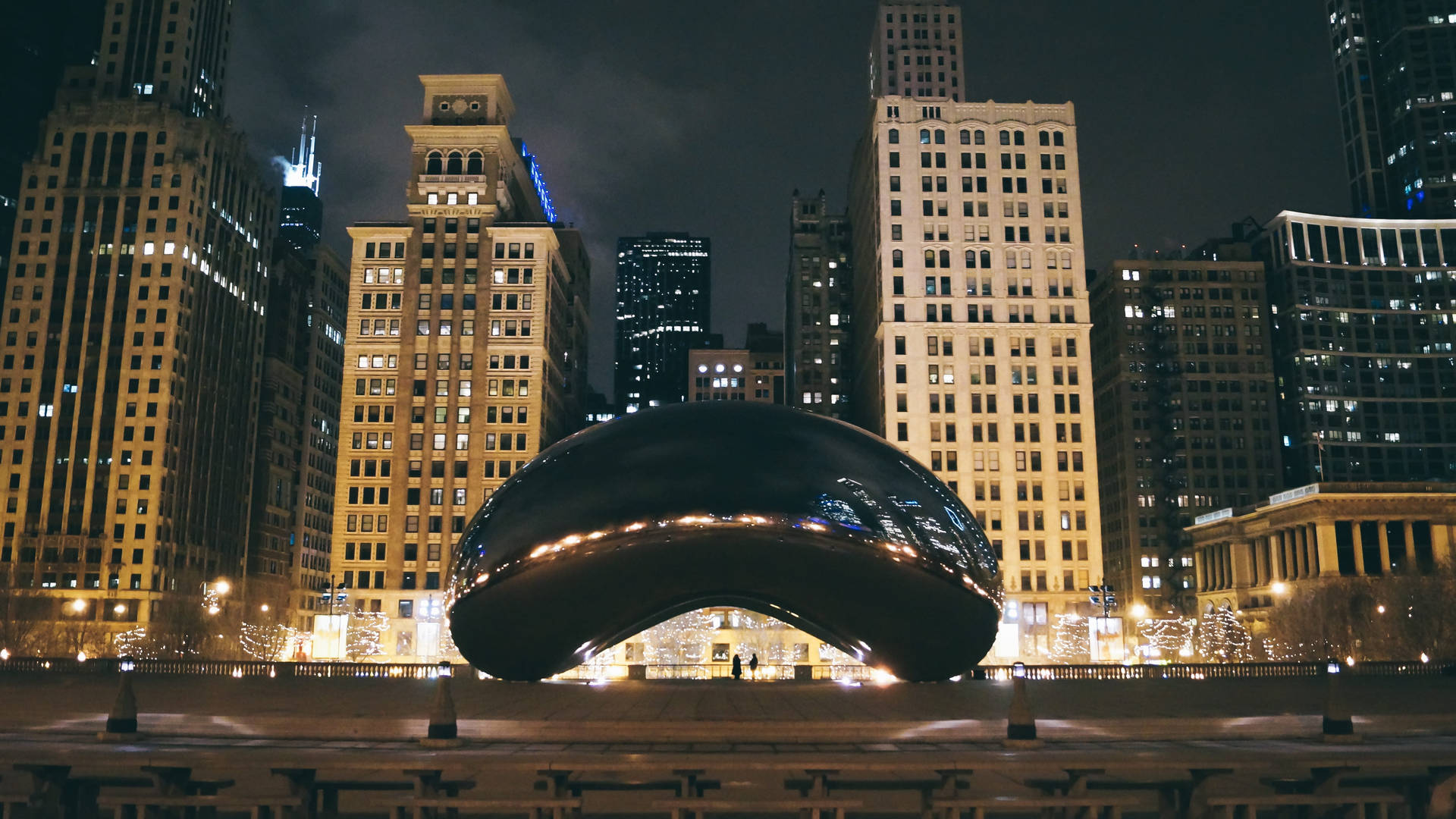 The Bean Chicago Bright City Lights