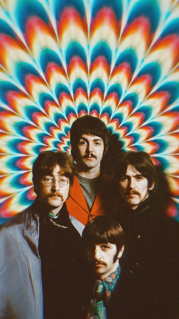 The Beatles Psychedelic Background