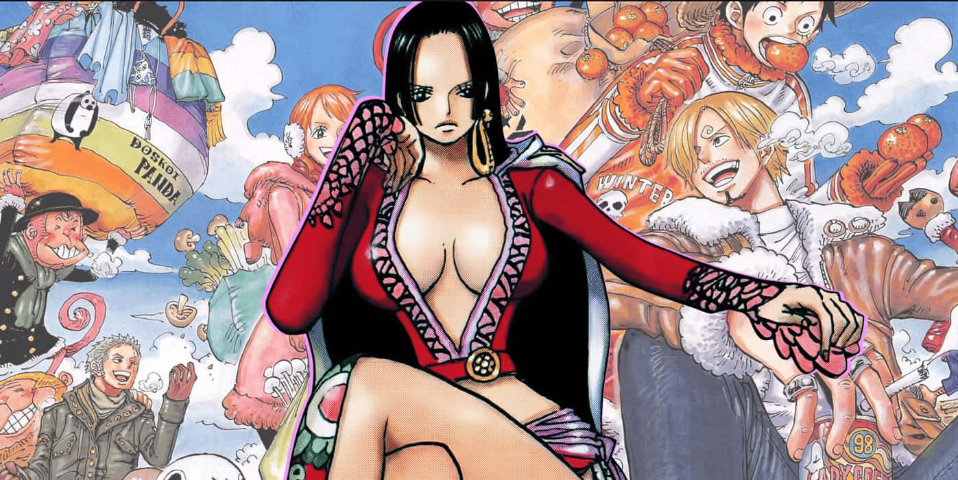 The Beautiful Boa Hancock, One Of The Strongest Female Characters In One Piece Background