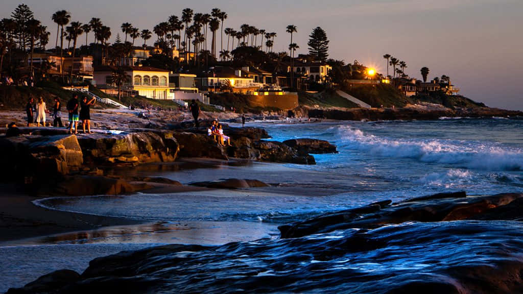 The Beautiful California Coastline Background