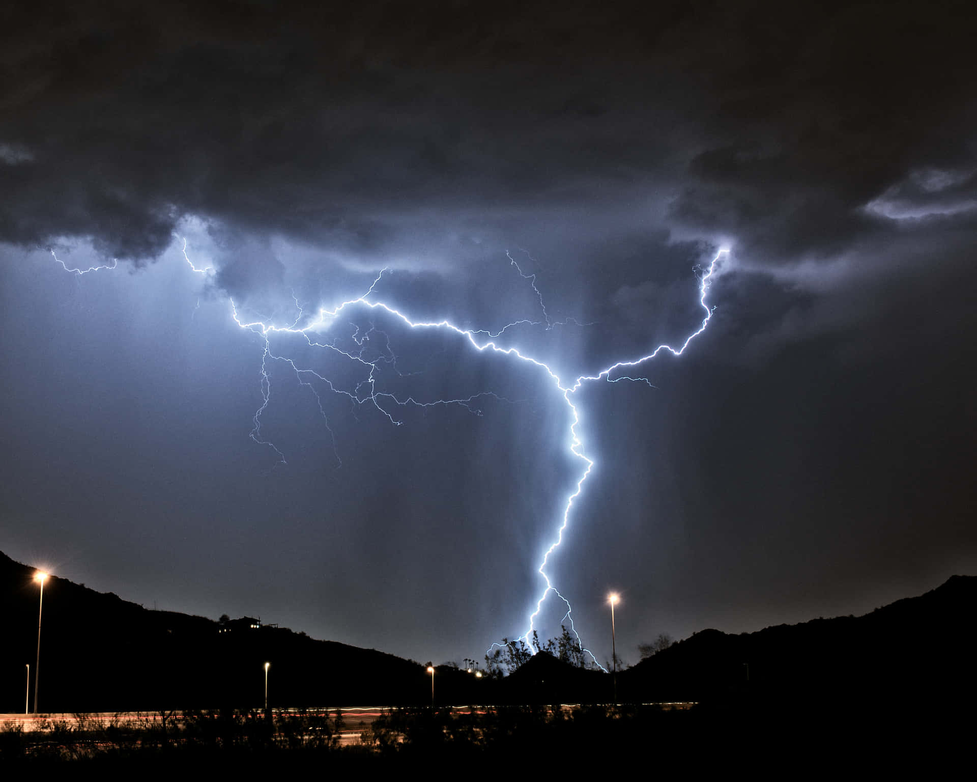 The Beautiful Sky Over Phoenix, Arizona Background
