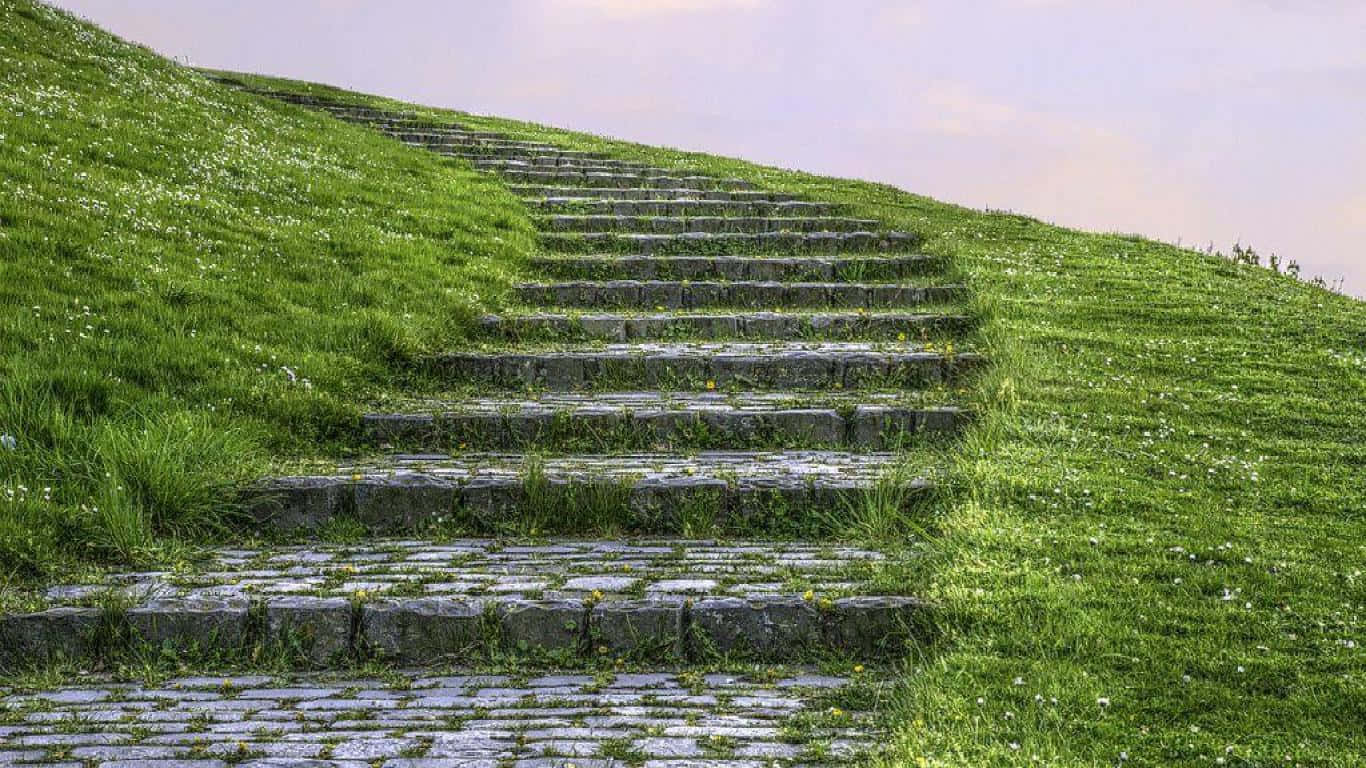 The Beautiful Stairway To Heaven Background