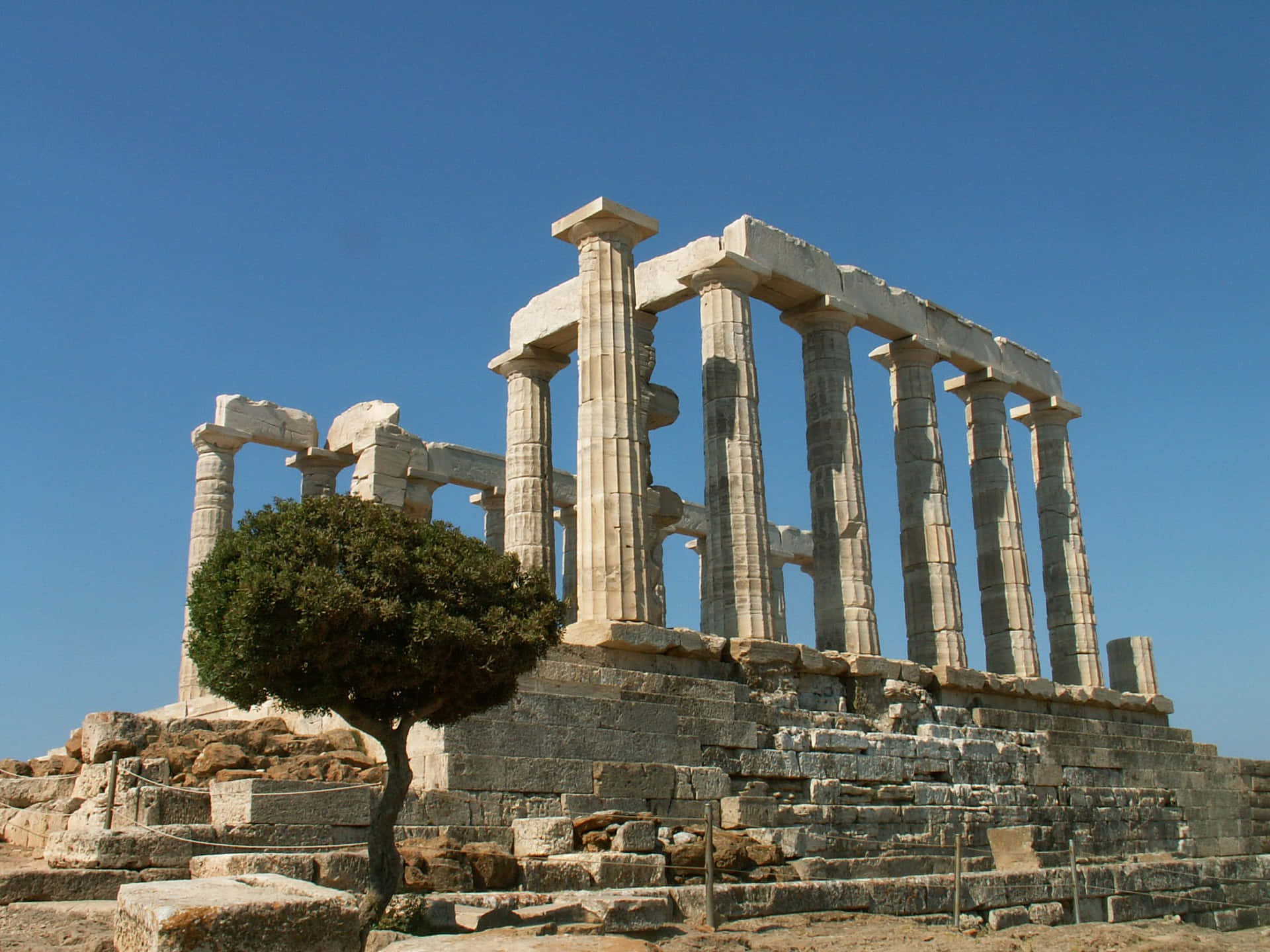 The Beautiful Temple Of Poseidon