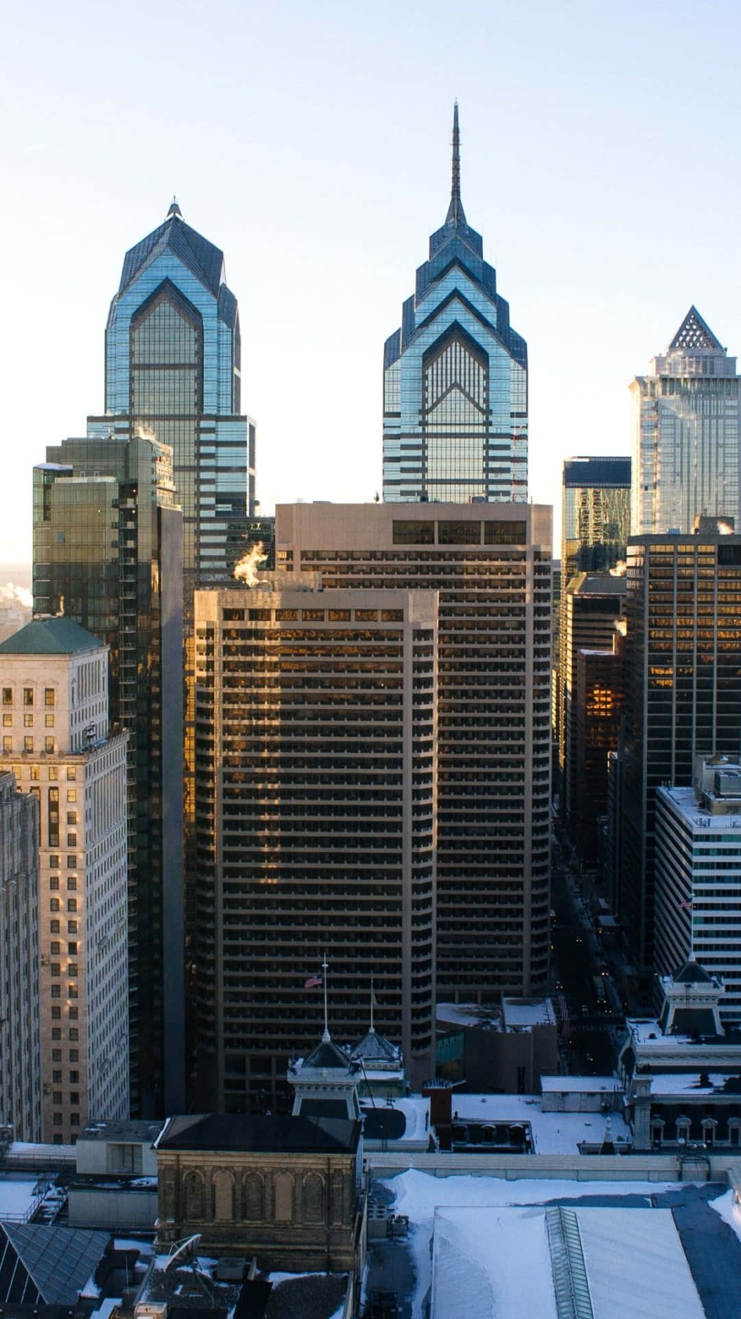 The Beautiful View Of The City Of Brotherly Love, Philadelphia. Background