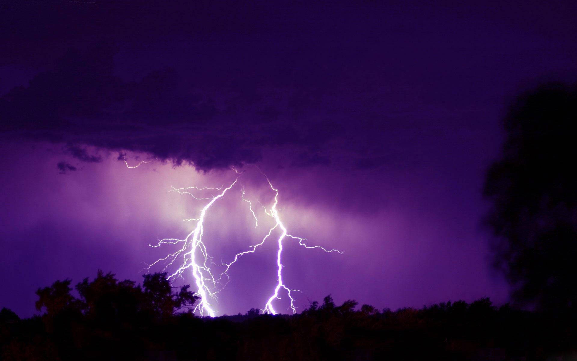 The Beauty Of A Captivating Lightning Strike Background