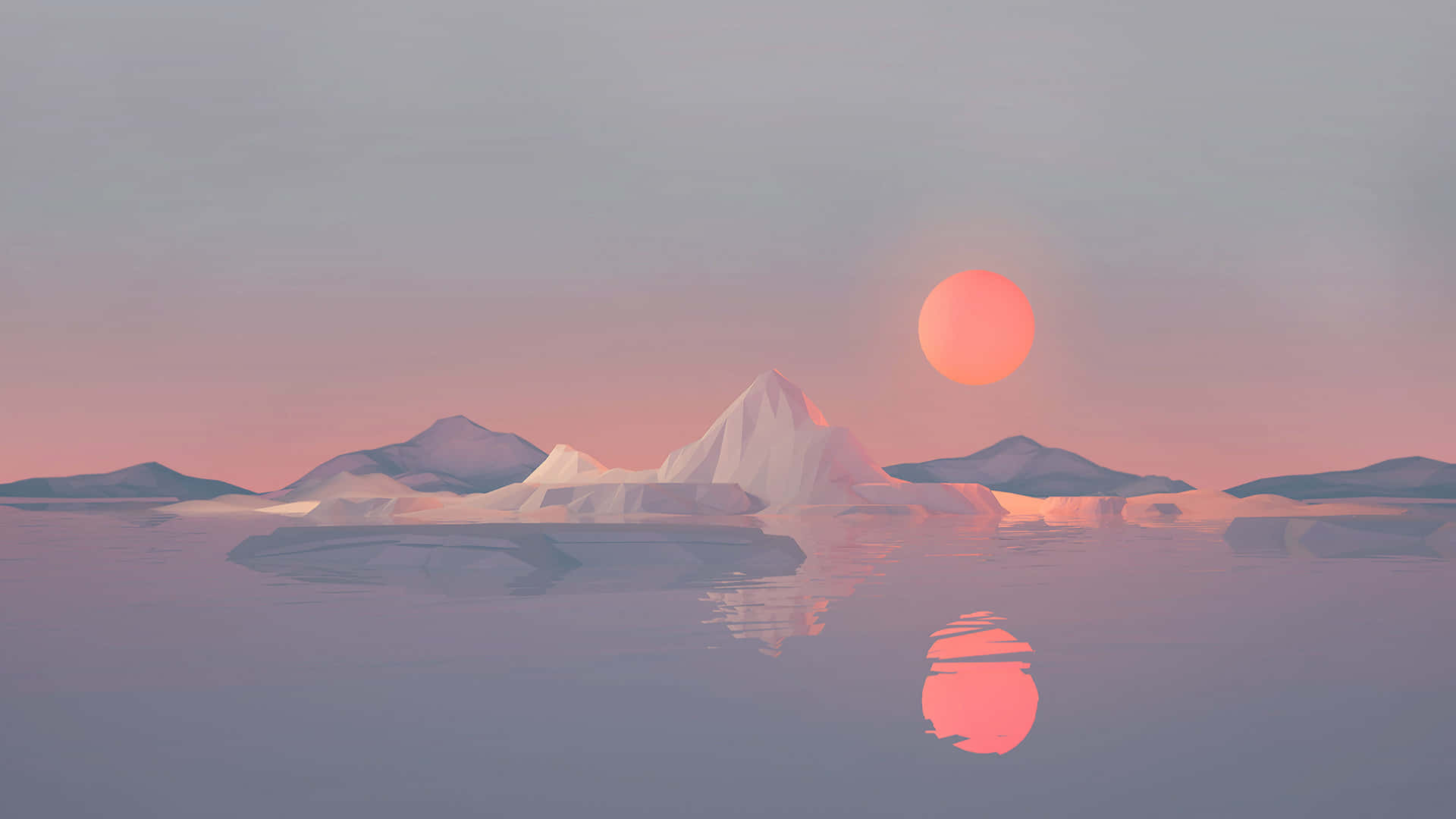 The Beauty Of A Majestic Mountain Sunset Background