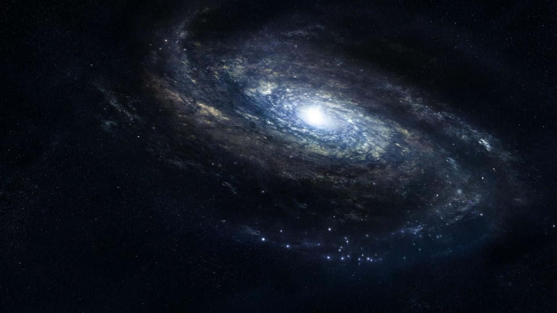 The Beauty Of Our Galaxy At Night Background