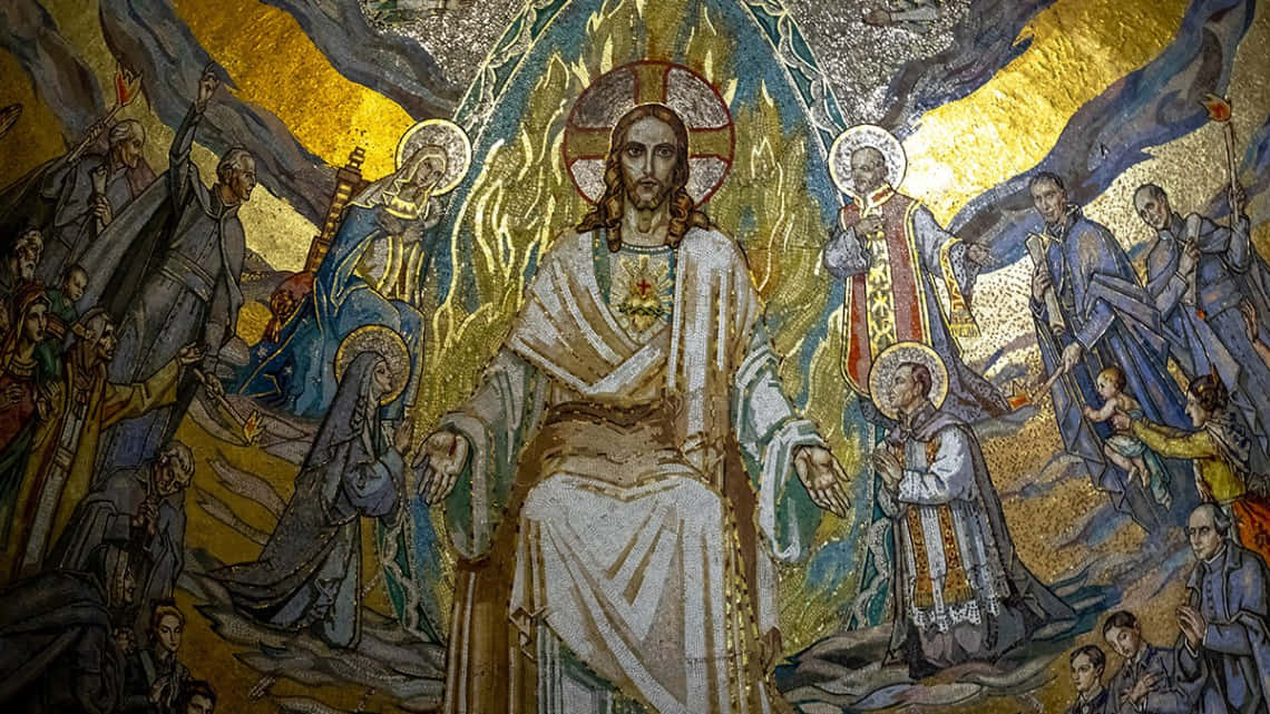 The Beauty Of Religion Imbued In Art Background