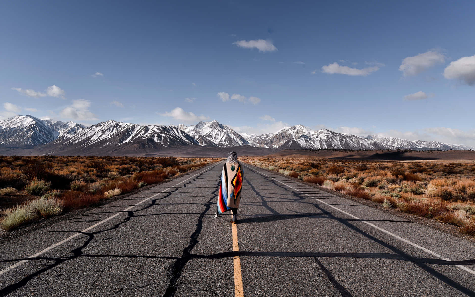 The Beauty Of The California Mountain Range Background