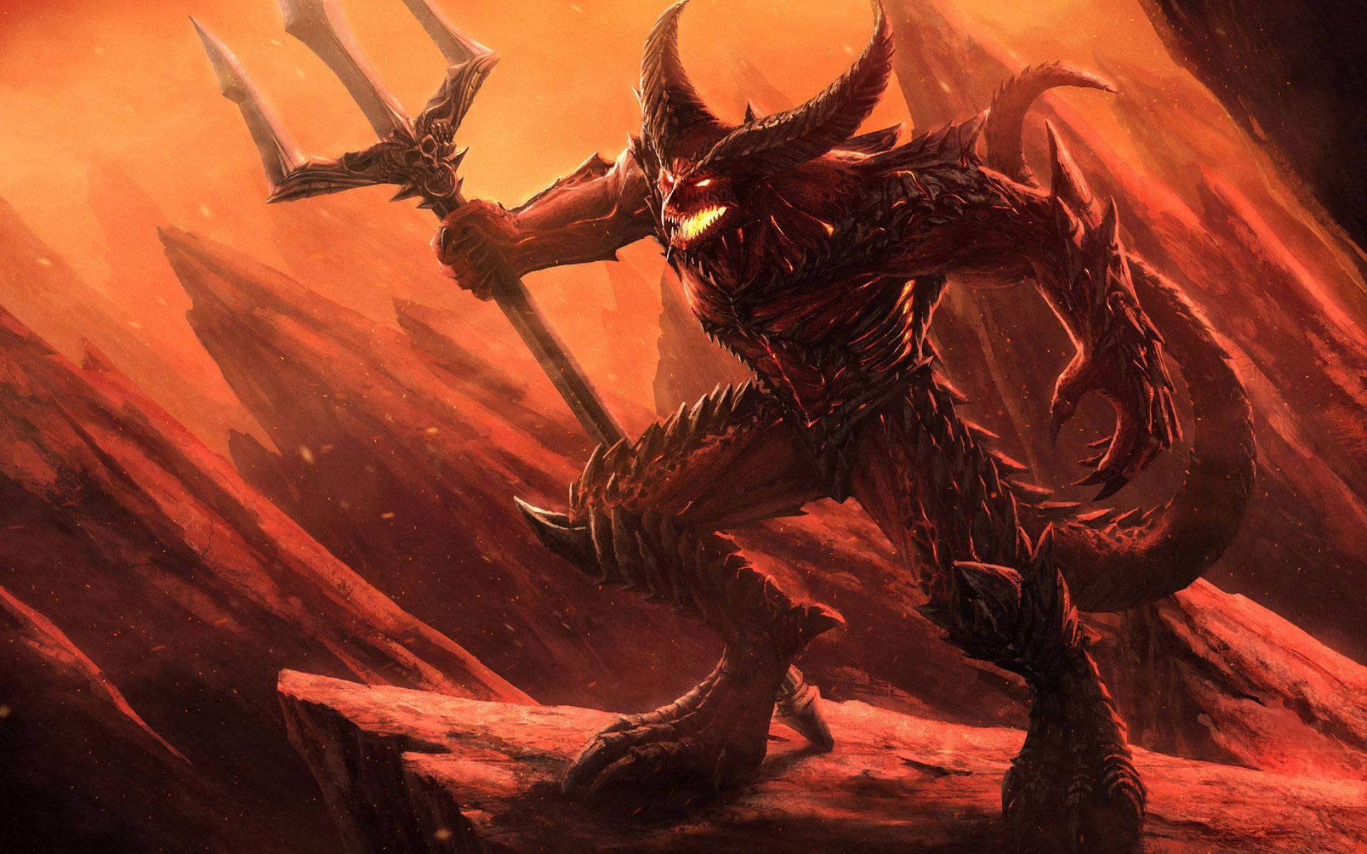 The Behemoth Tormentor Demon Background