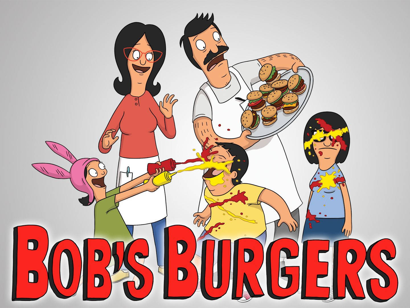 The Belcher Family Is Ready To Serve In Bob's Burgers. Background