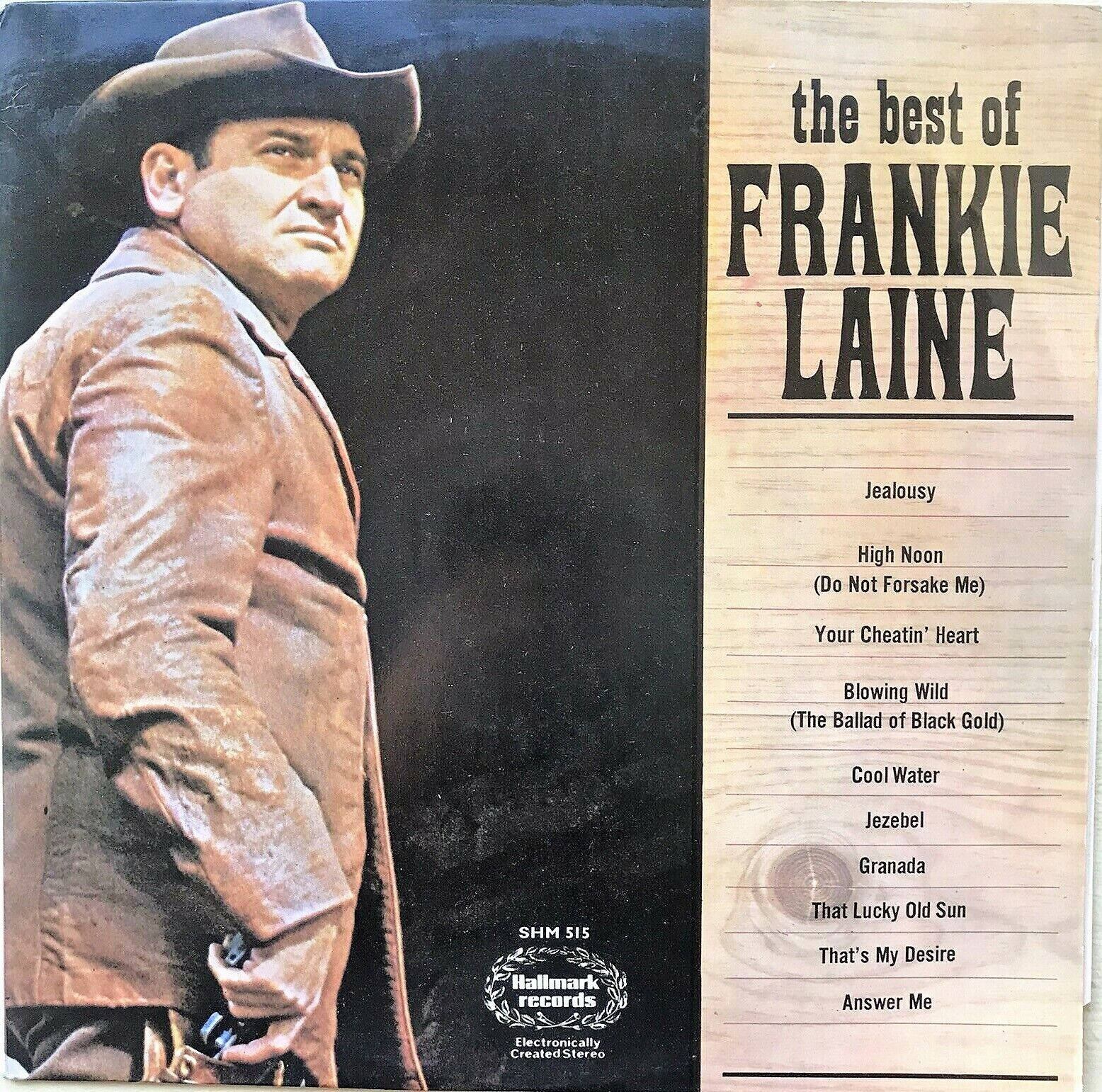 The Best Frankie Laine Album Cover Background