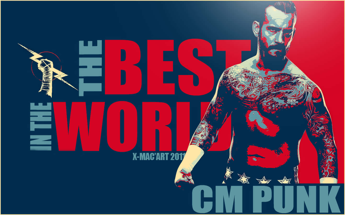 The Best In The World Cm Punk Background