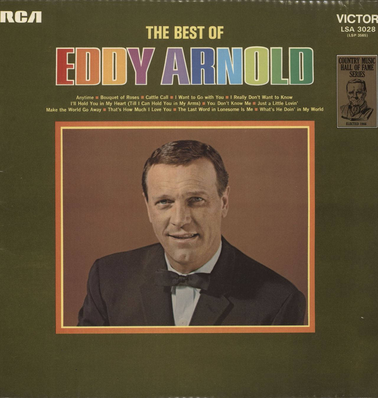 The Best Of Eddy Arnold Vinyl Cover