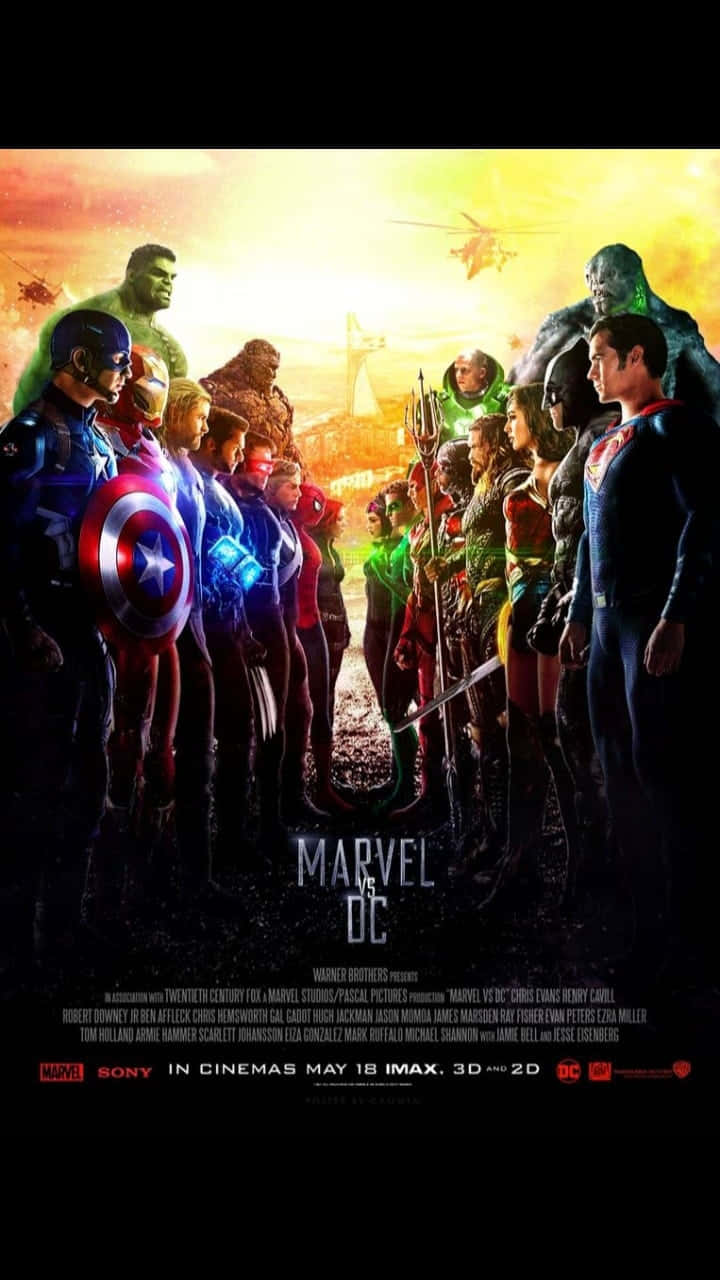 The Best Of Marvel & Dc Now On Your Iphone Background