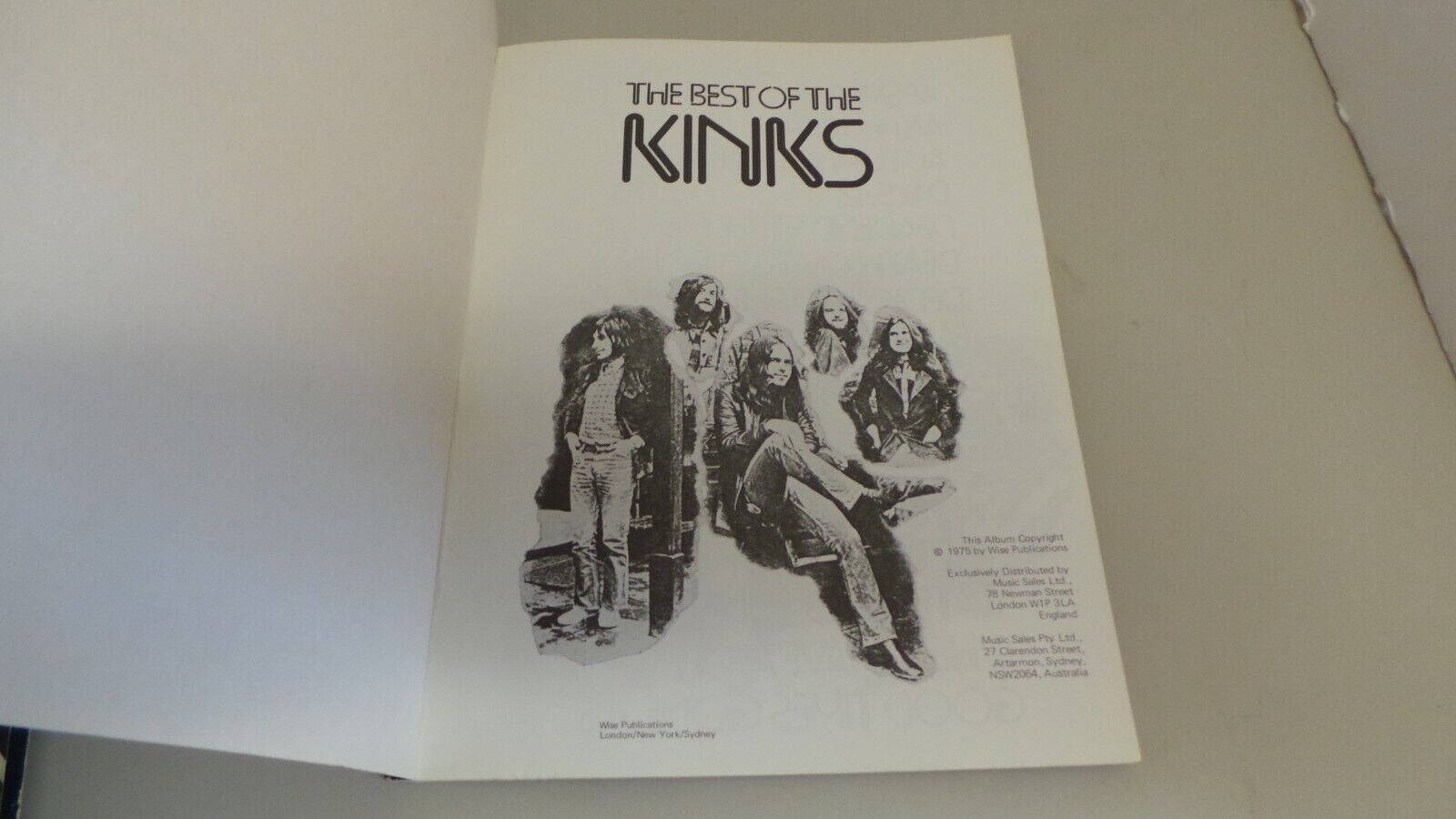 The Best Of The Kinks Book Page