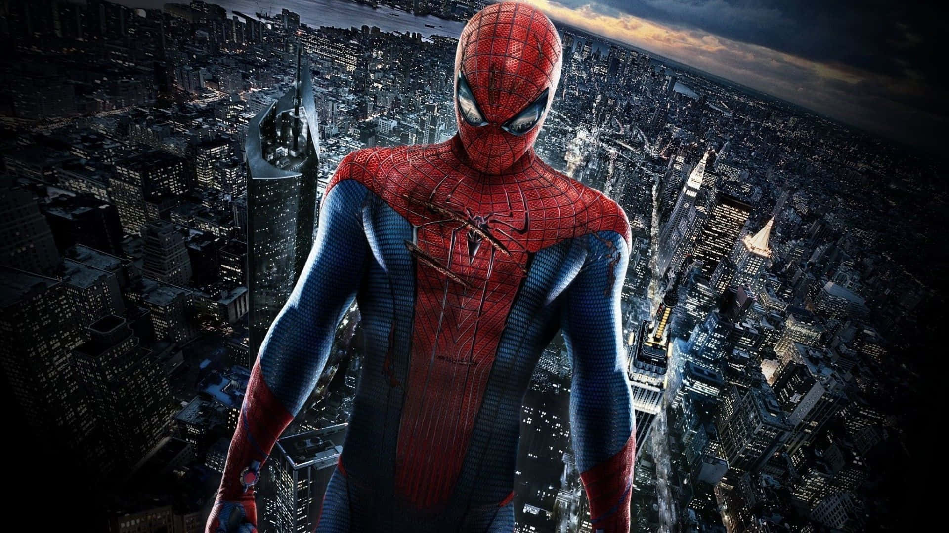 The Best Spider-man With Superhero Powers Background