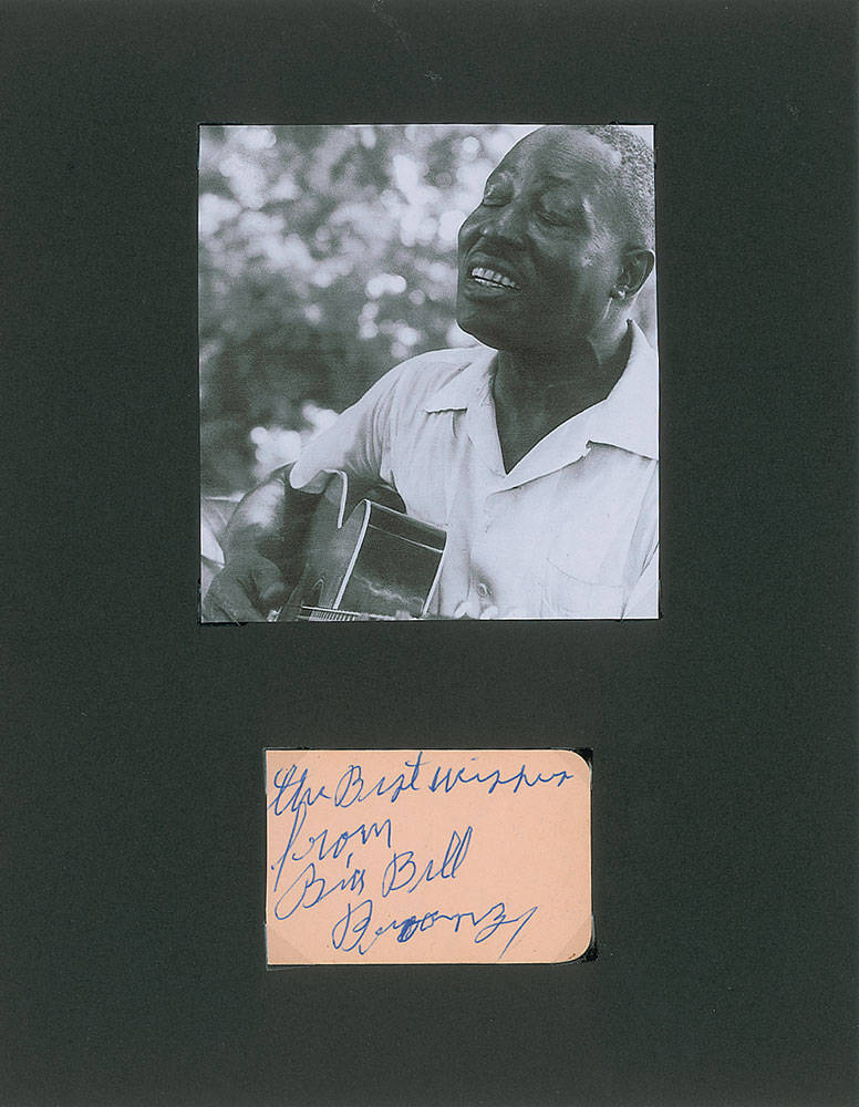 The Best Wishes From Big Bill Broonzy Background