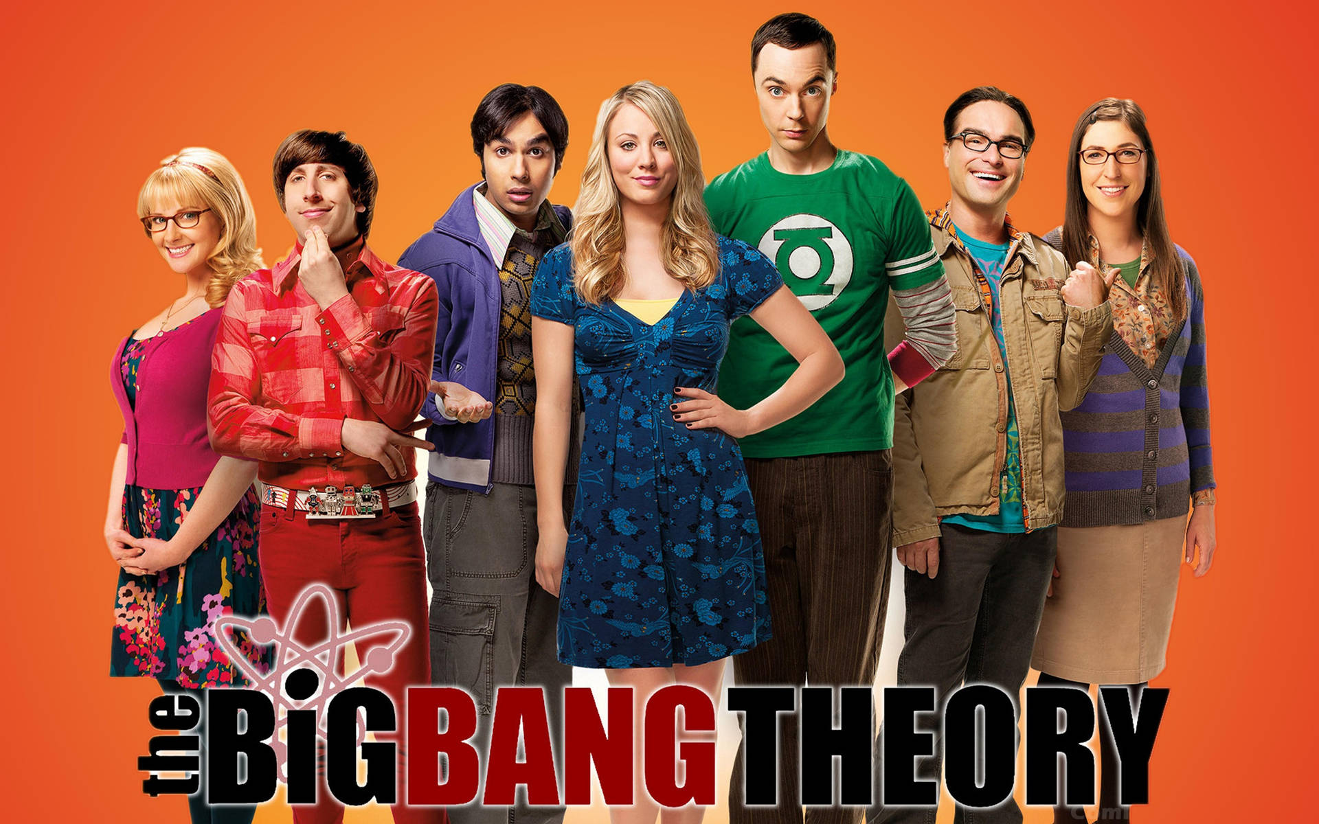 The Big Bang Theory Character Photograph Background