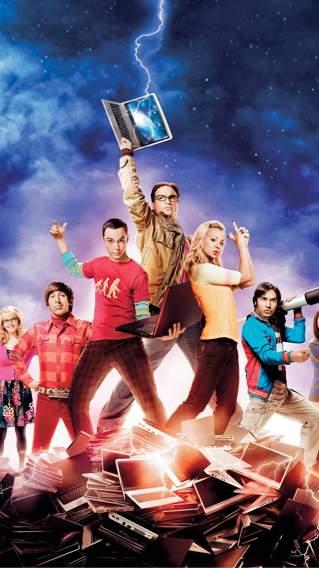 The Big Bang Theory Laptop Litter Background
