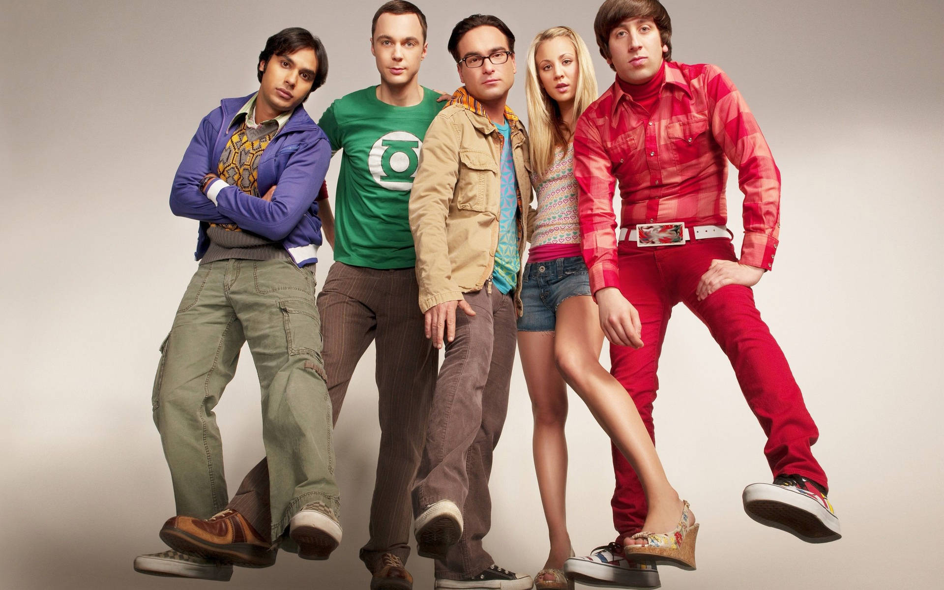 The Big Bang Theory Purple Raj Background