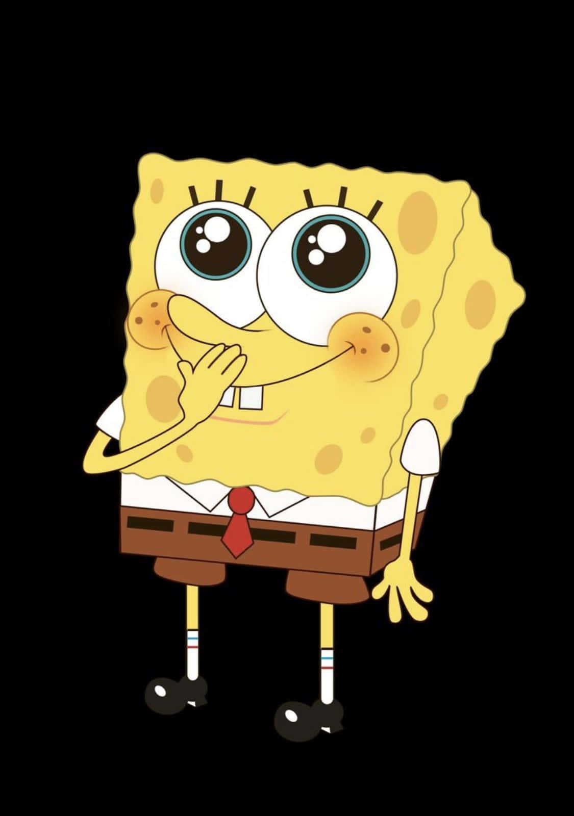 The Big Face Of Spongebob Background