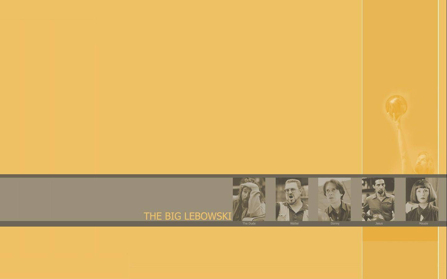 The Big Lebowski 1998 Film Roll Digital Art Background