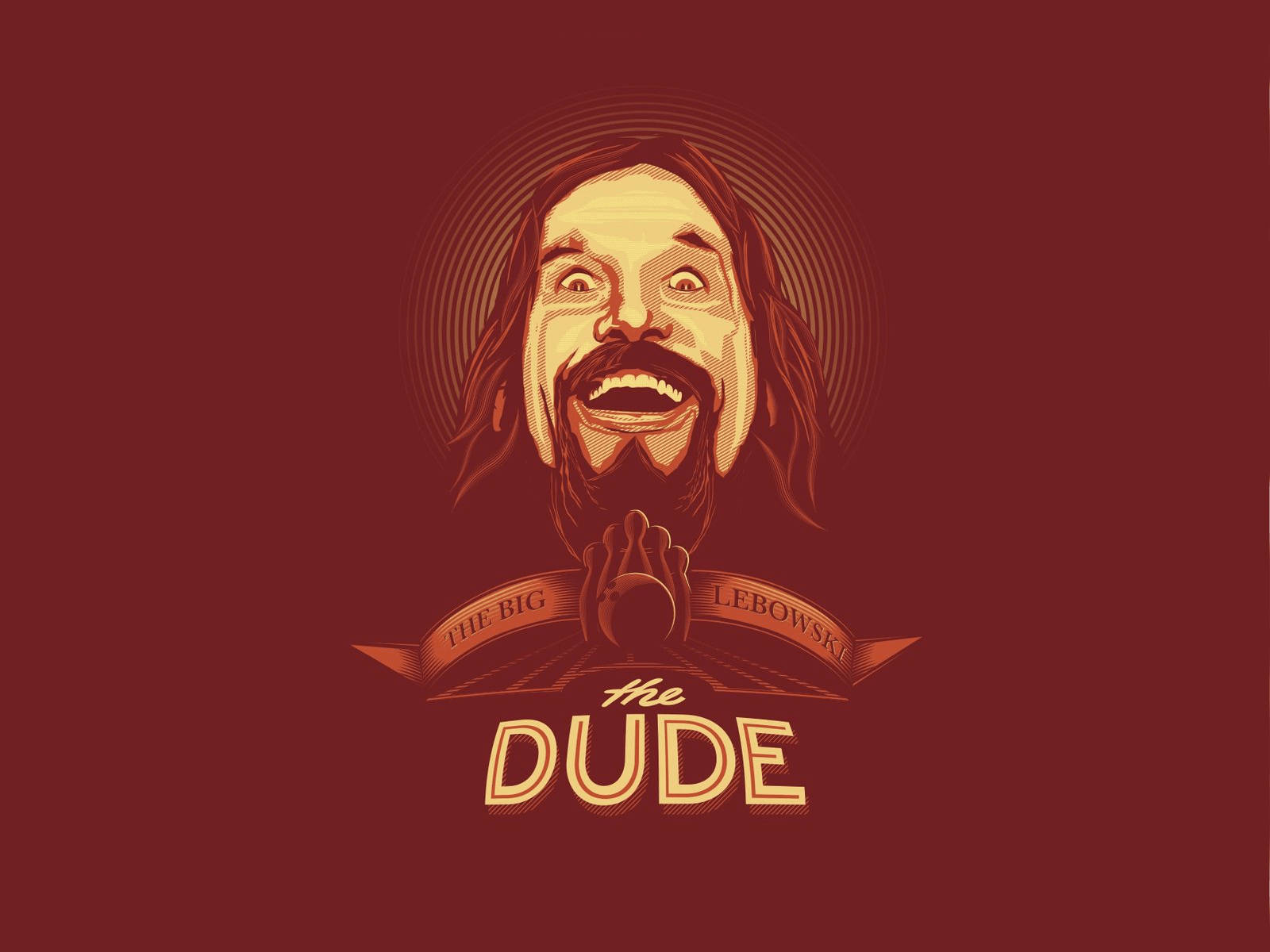 The Big Lebowski 1998 The Dude Vector Art