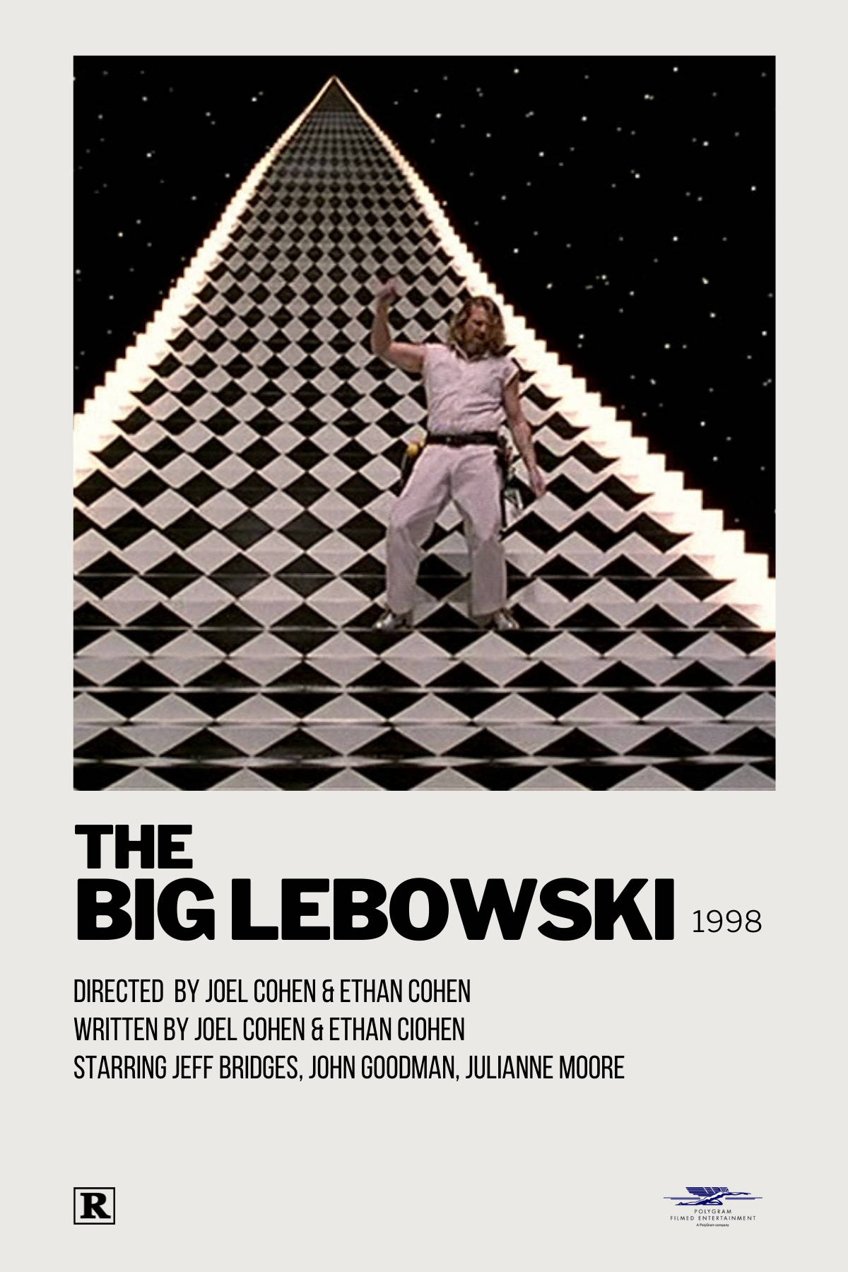 The Big Lebowski 1998 Trippy Poster Art