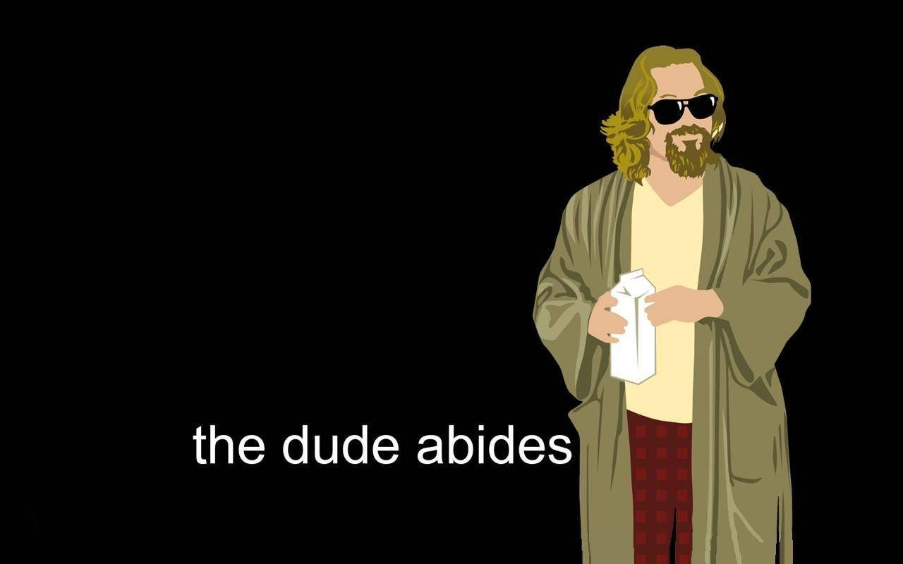 The Big Lebowski The Dude Meme Illustration Art Background