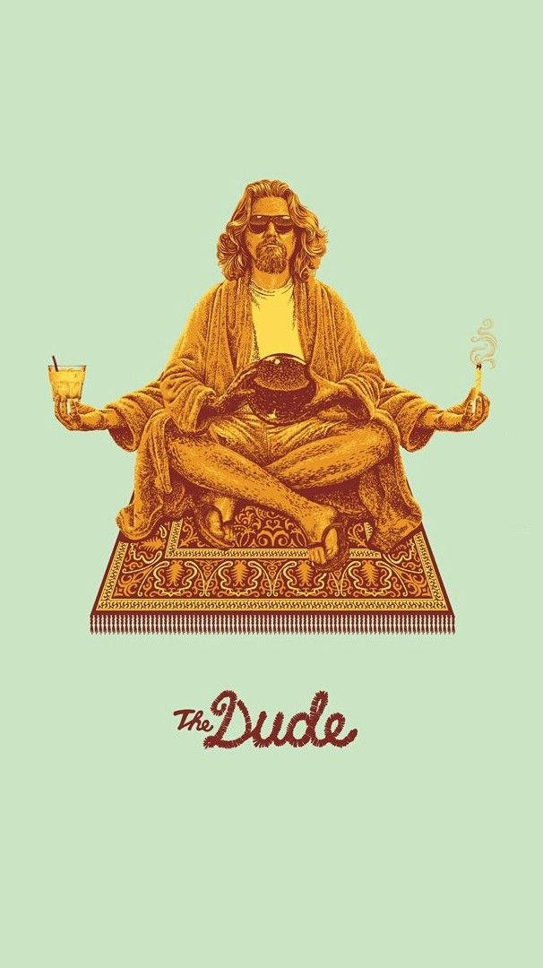 The Big Lebowski The Dude Zen Master Art Background