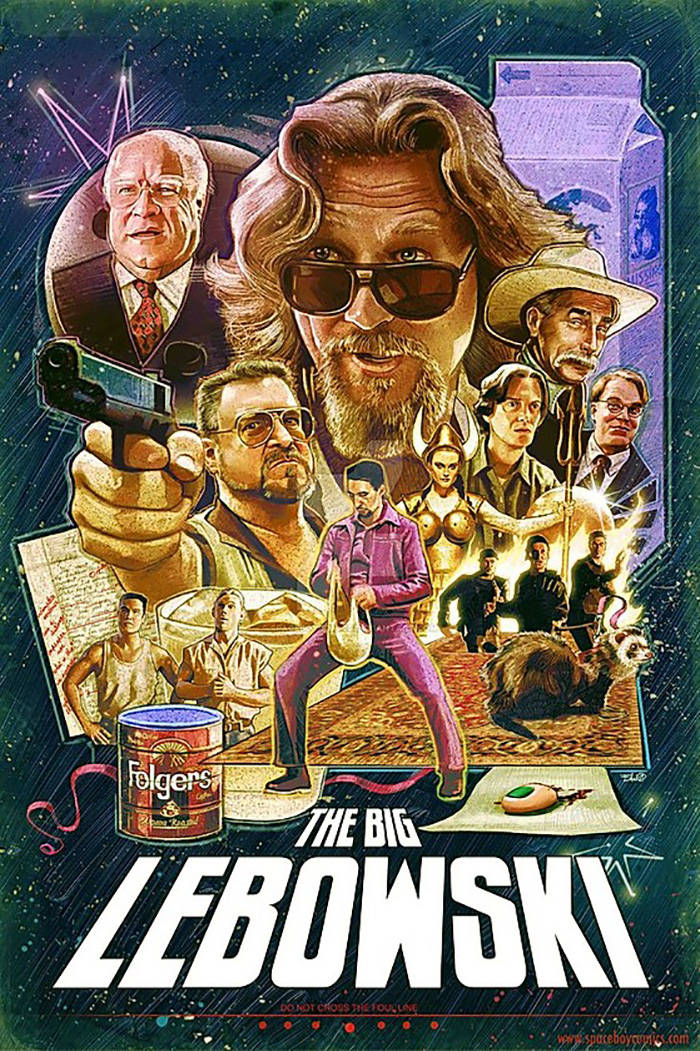 The Big Lebowski Vector Illustration Art